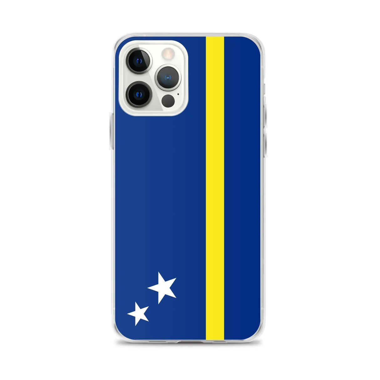 Coque iphone drapeau curaçao souple antichoc transparente