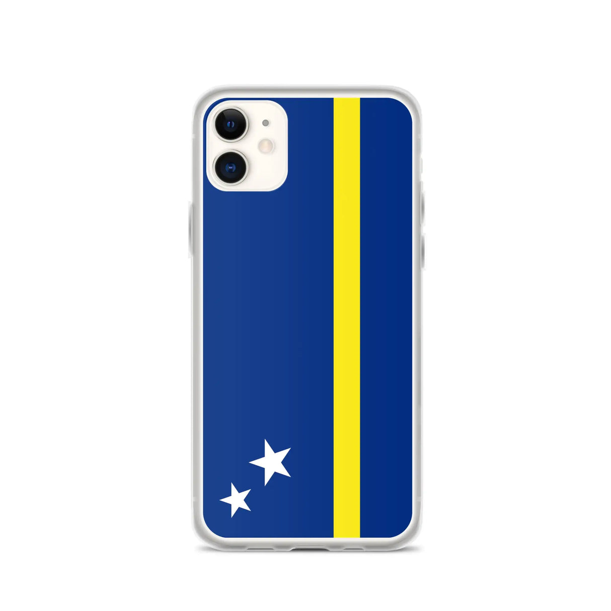 Coque iphone drapeau curaçao souple antichoc transparente