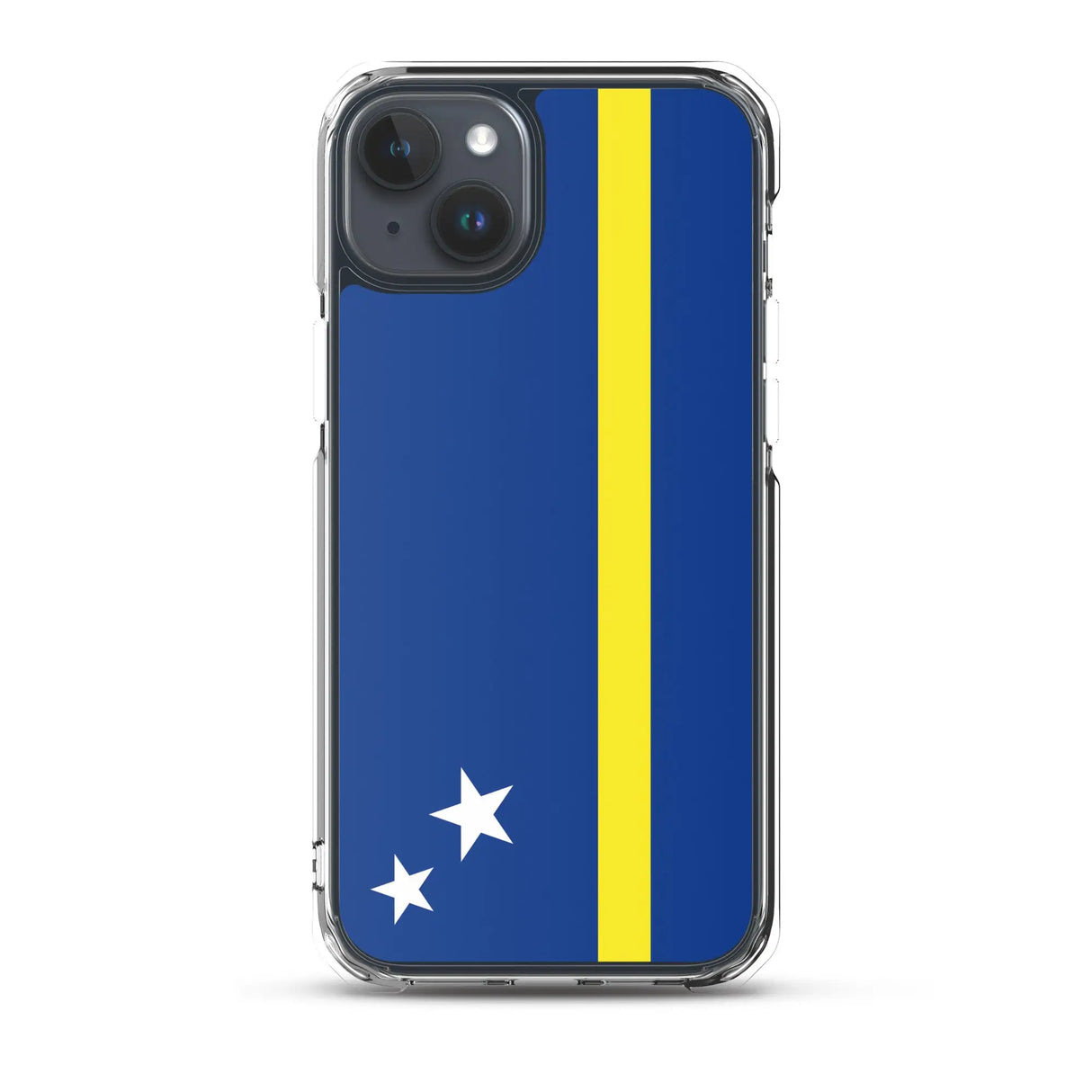 Coque iphone drapeau curaçao souple antichoc transparente