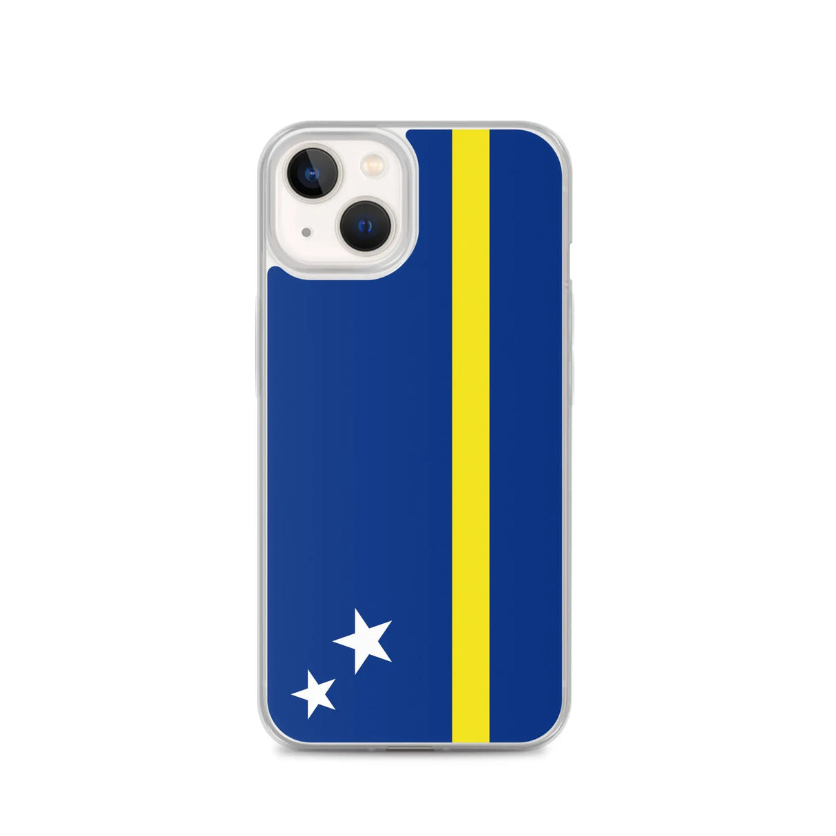 Coque iphone drapeau curaçao souple antichoc transparente