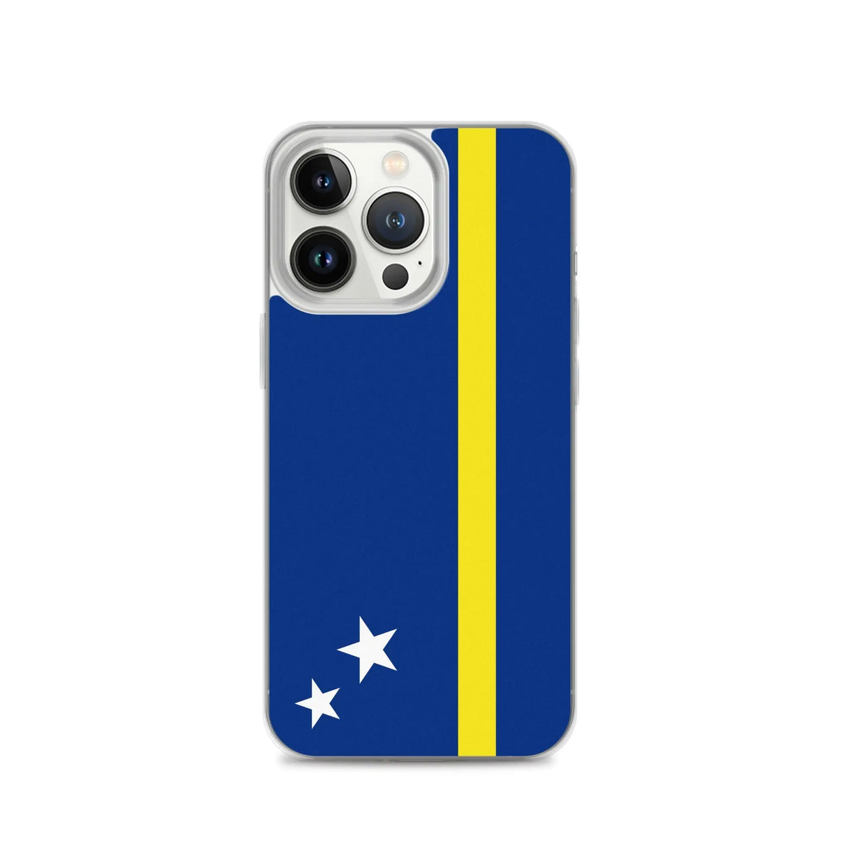 Coque iphone drapeau curaçao souple antichoc transparente