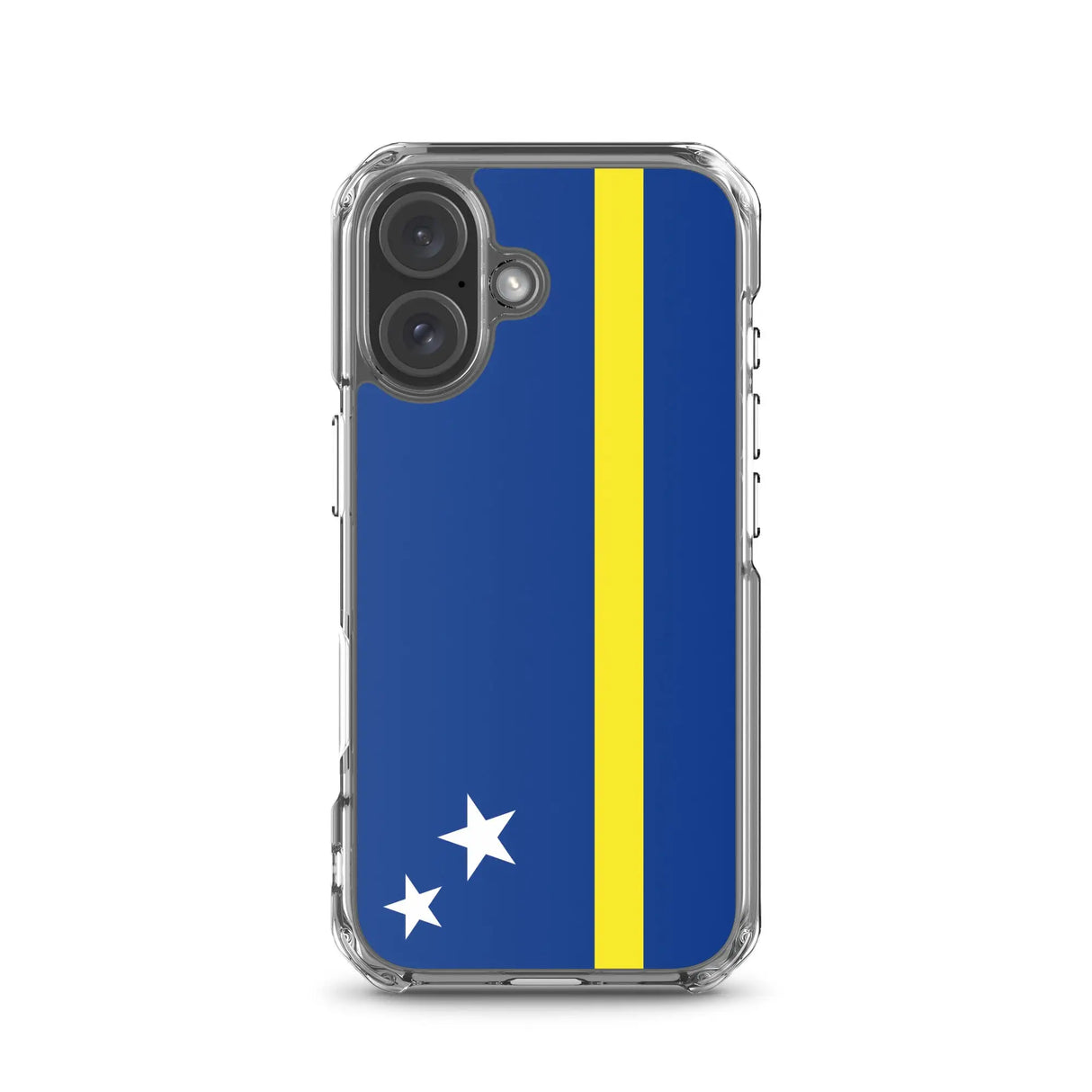 Coque iphone drapeau curaçao souple antichoc transparente