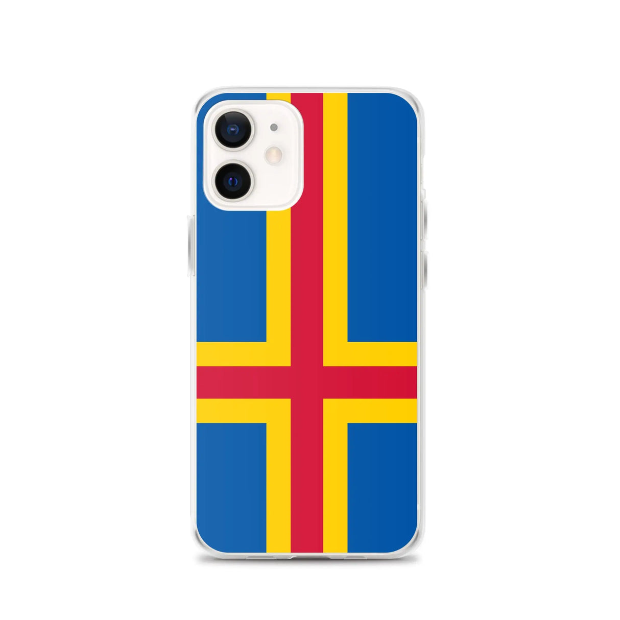 Coque iphone drapeau d’åland souple résistante antichoc