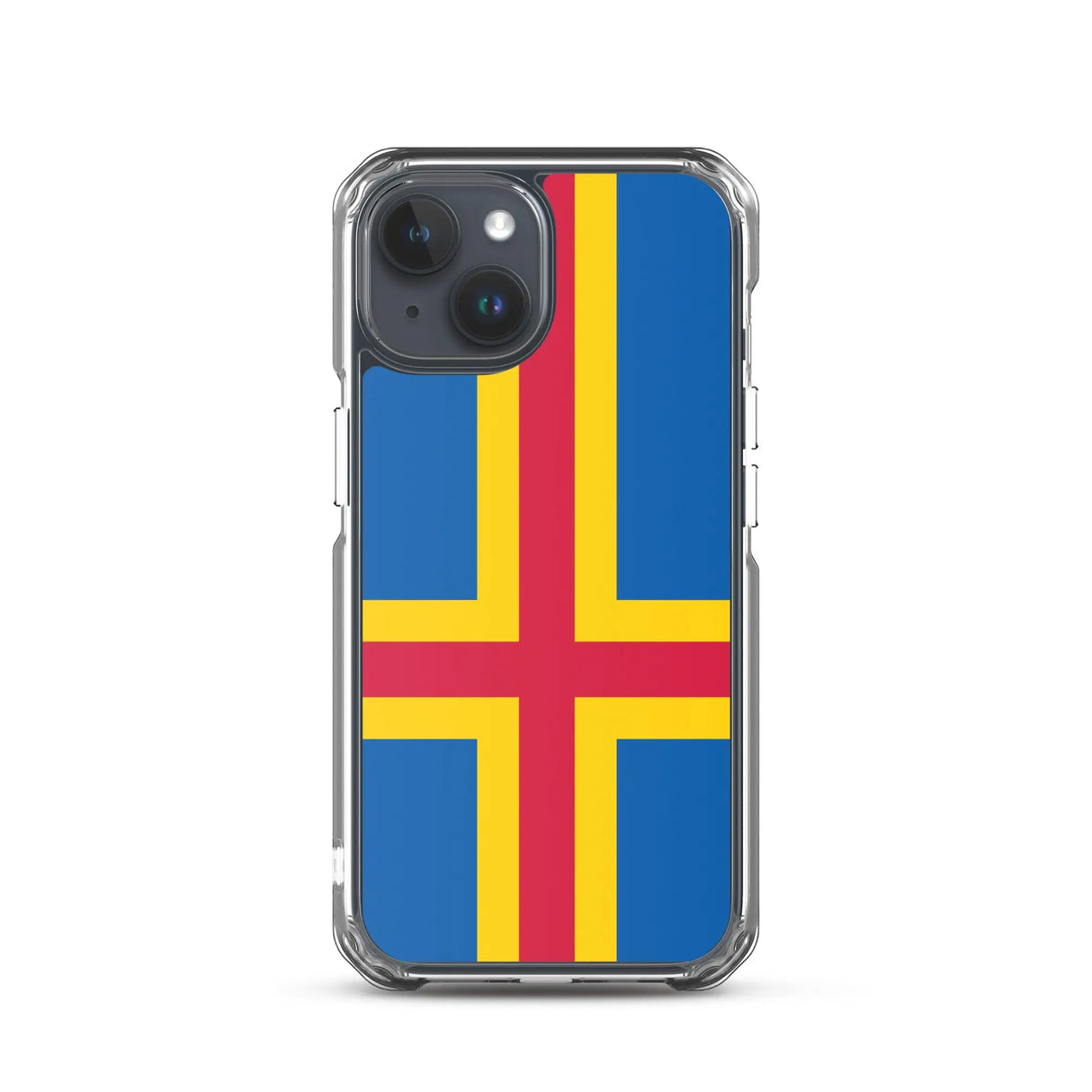 Coque iphone drapeau d’åland souple résistante antichoc