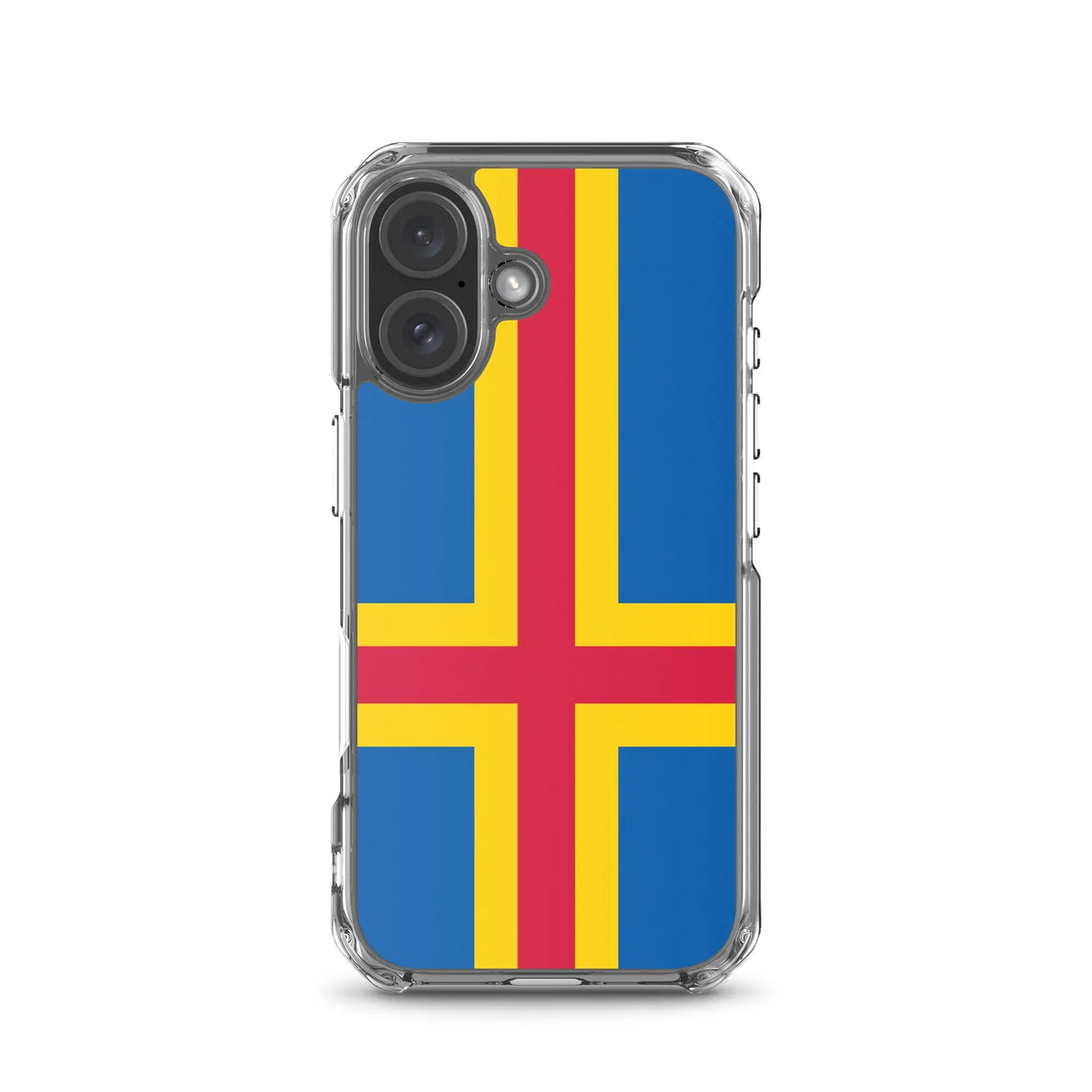 Coque iphone drapeau d’åland souple résistante antichoc