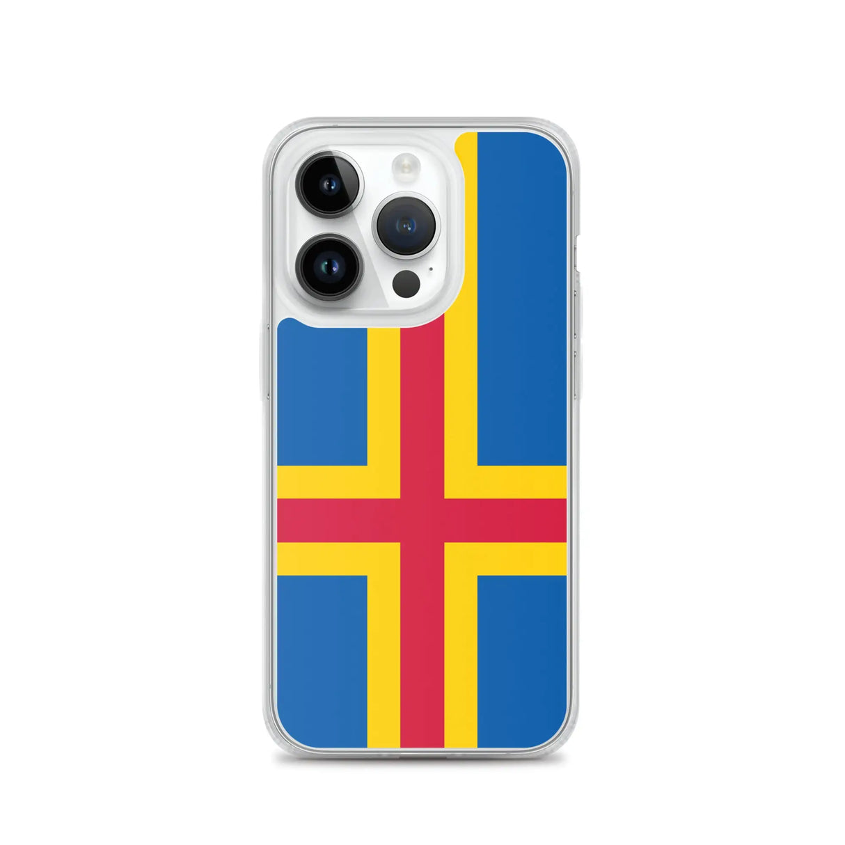 Coque iphone drapeau d’åland souple résistante antichoc
