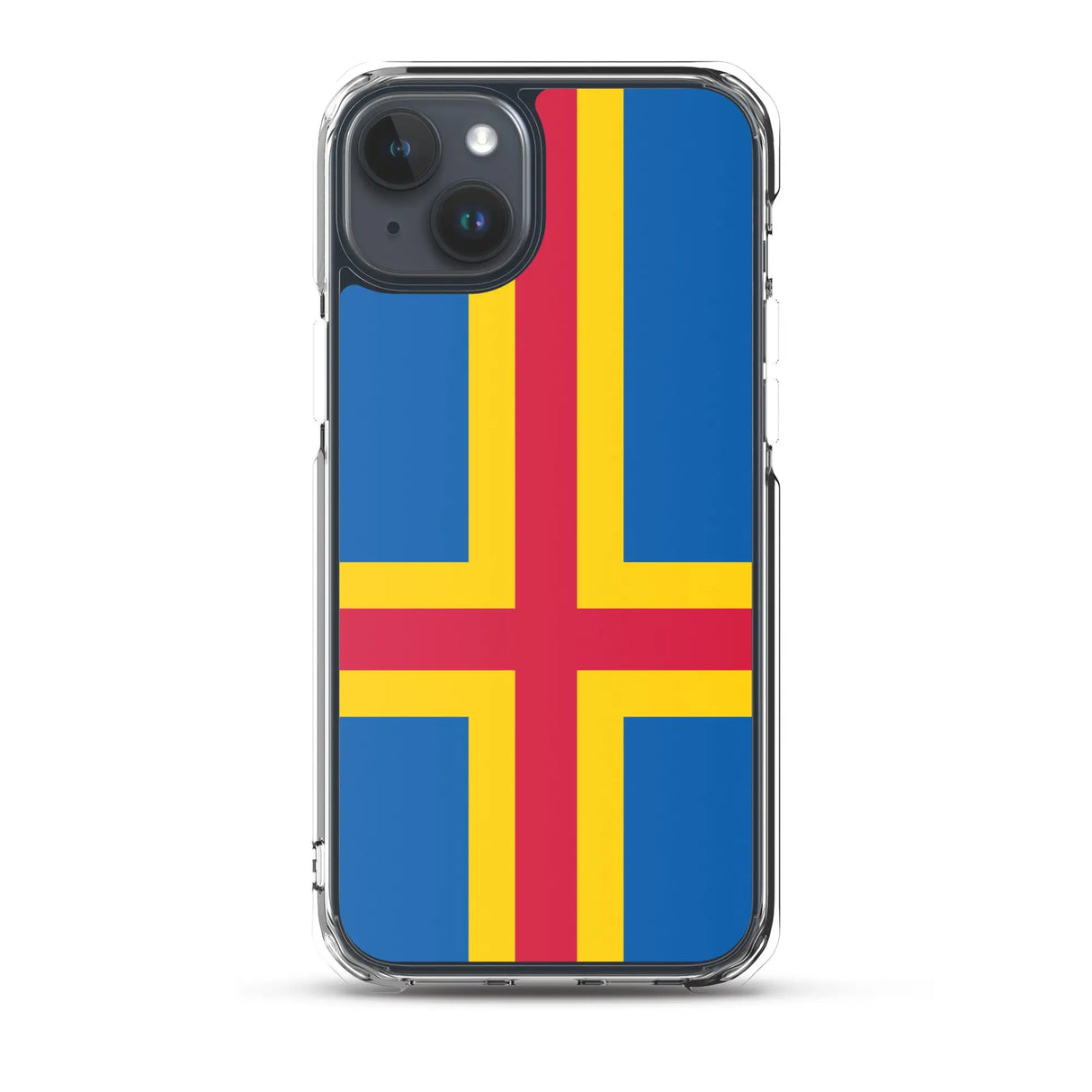Coque iphone drapeau d’åland souple résistante antichoc