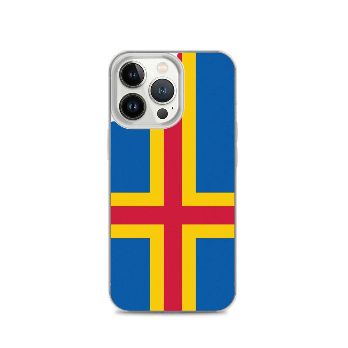 Coque iphone drapeau d’åland souple résistante antichoc