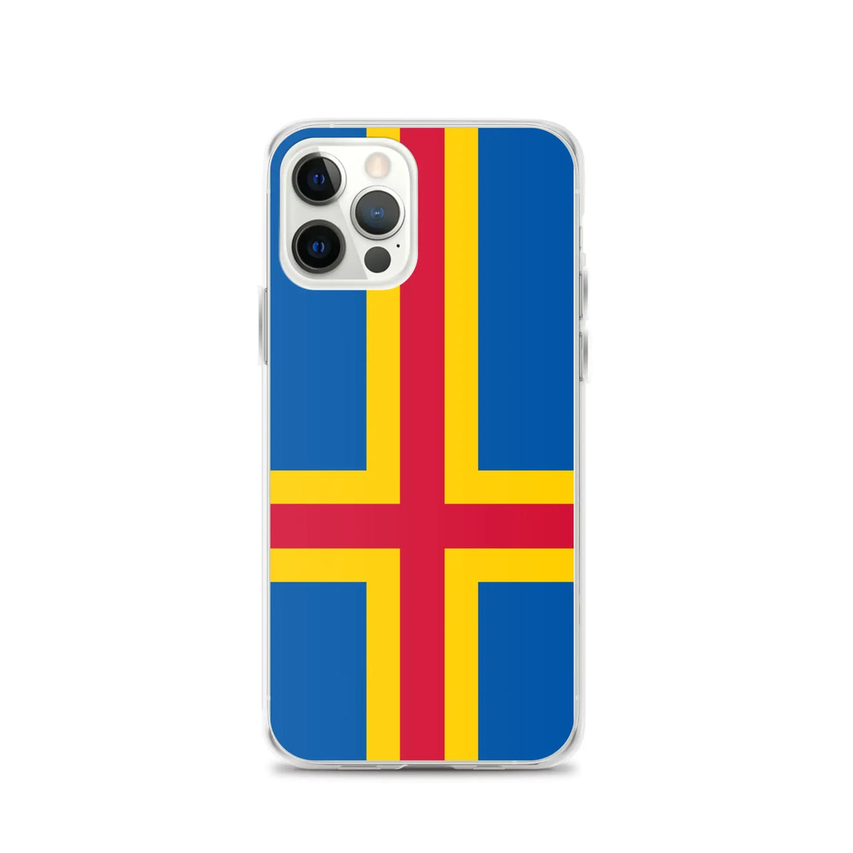 Coque iphone drapeau d’åland souple résistante antichoc