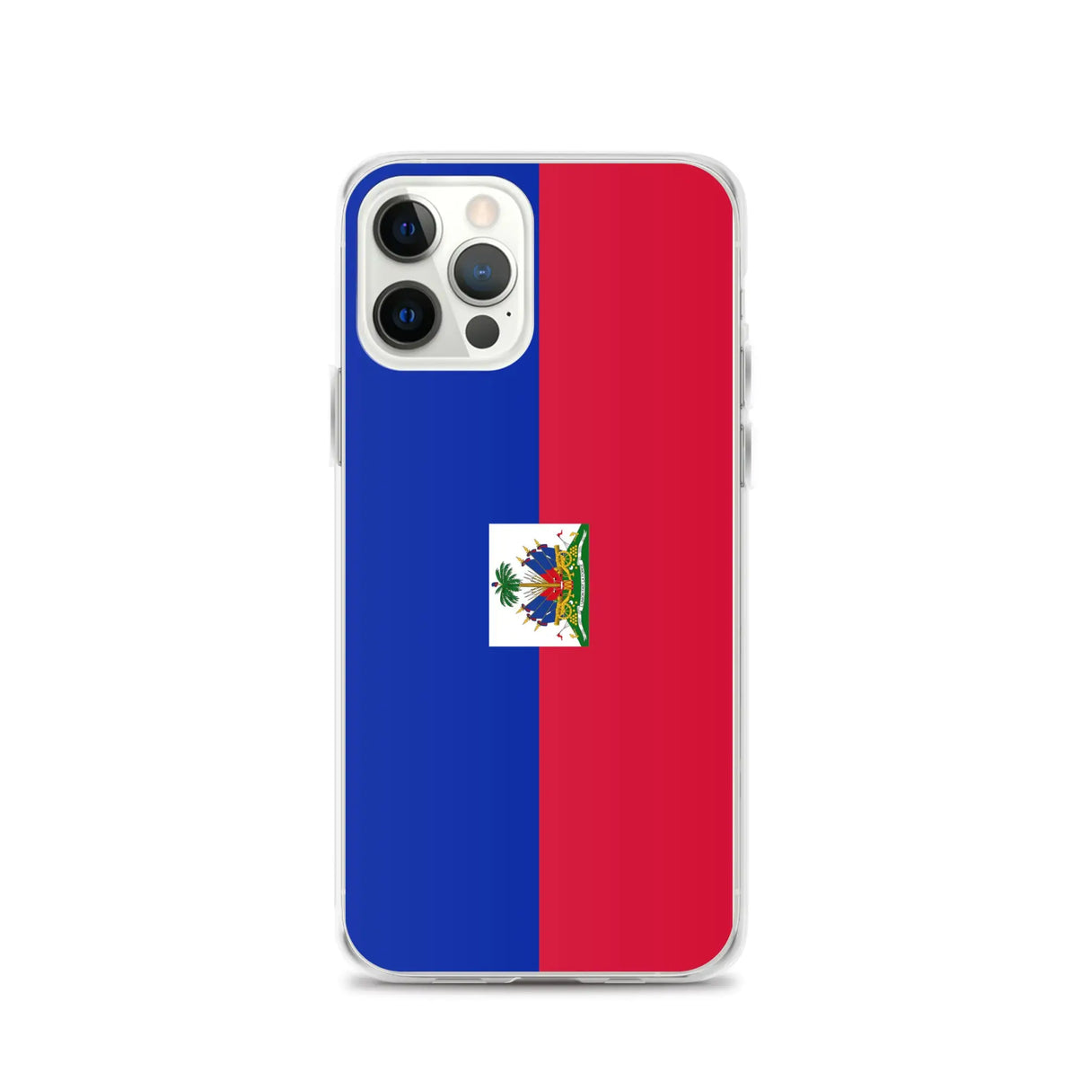 Coque iphone drapeau d’haïti souple antichoc transparente