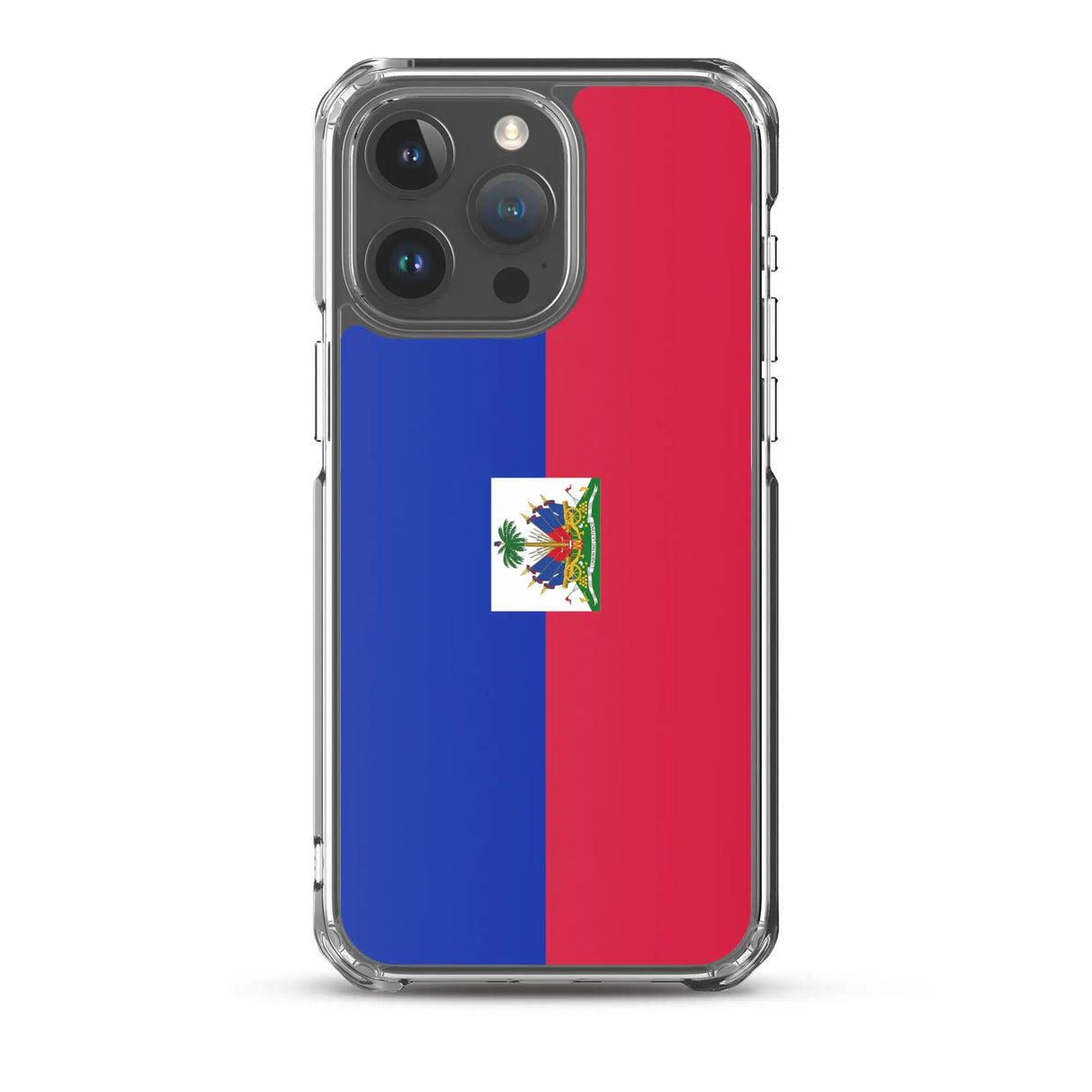 Coque iphone drapeau d’haïti souple antichoc transparente