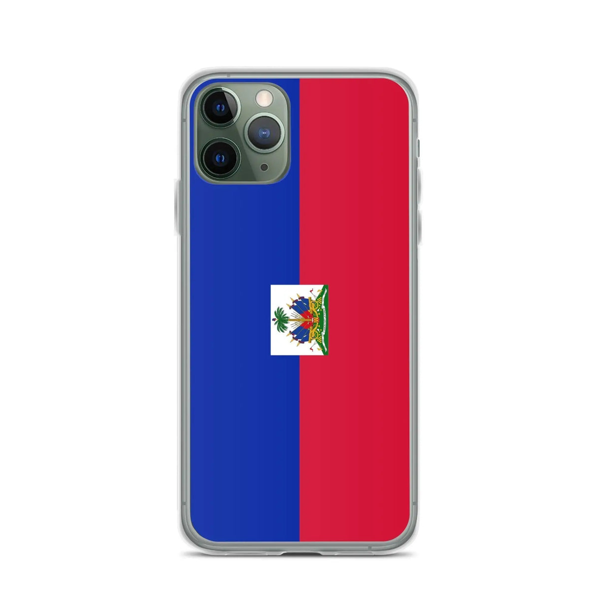 Coque iphone drapeau d’haïti souple antichoc transparente