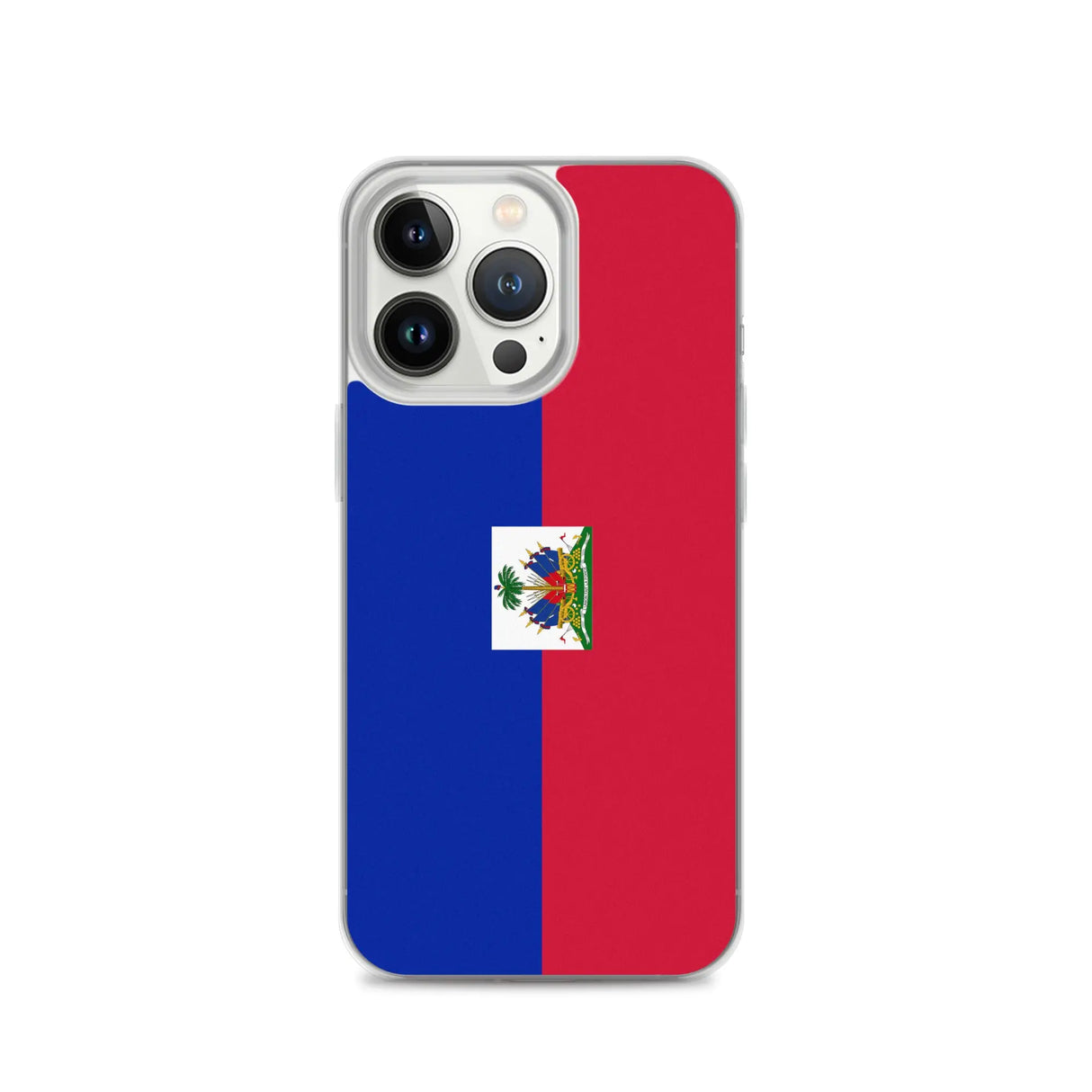 Coque iphone drapeau d’haïti souple antichoc transparente