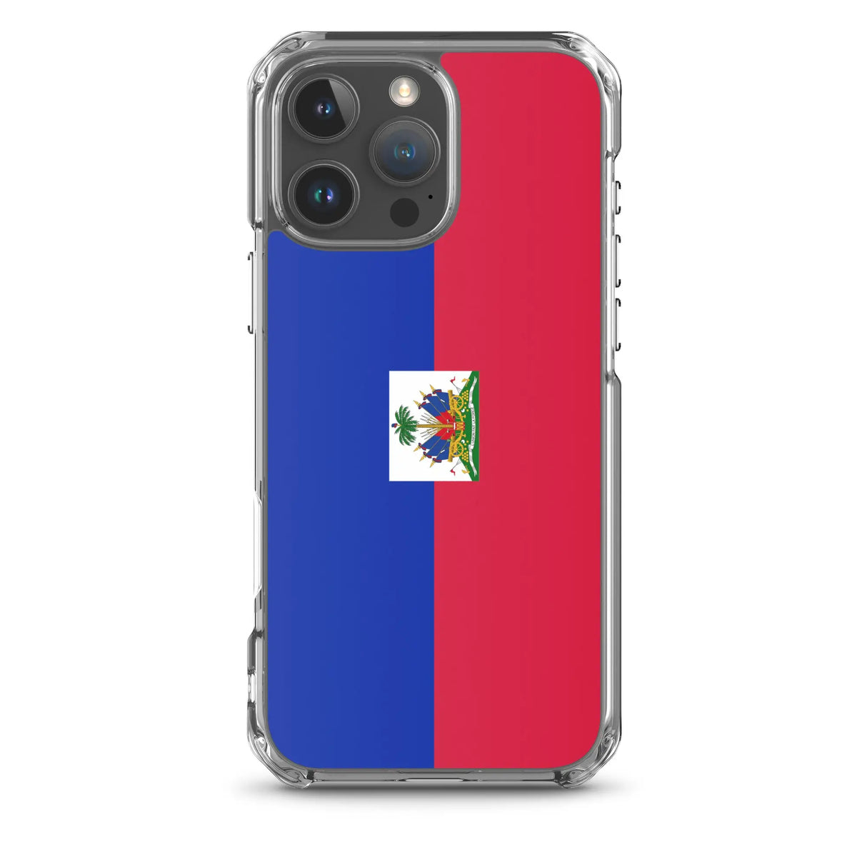 Coque iphone drapeau d’haïti souple antichoc transparente