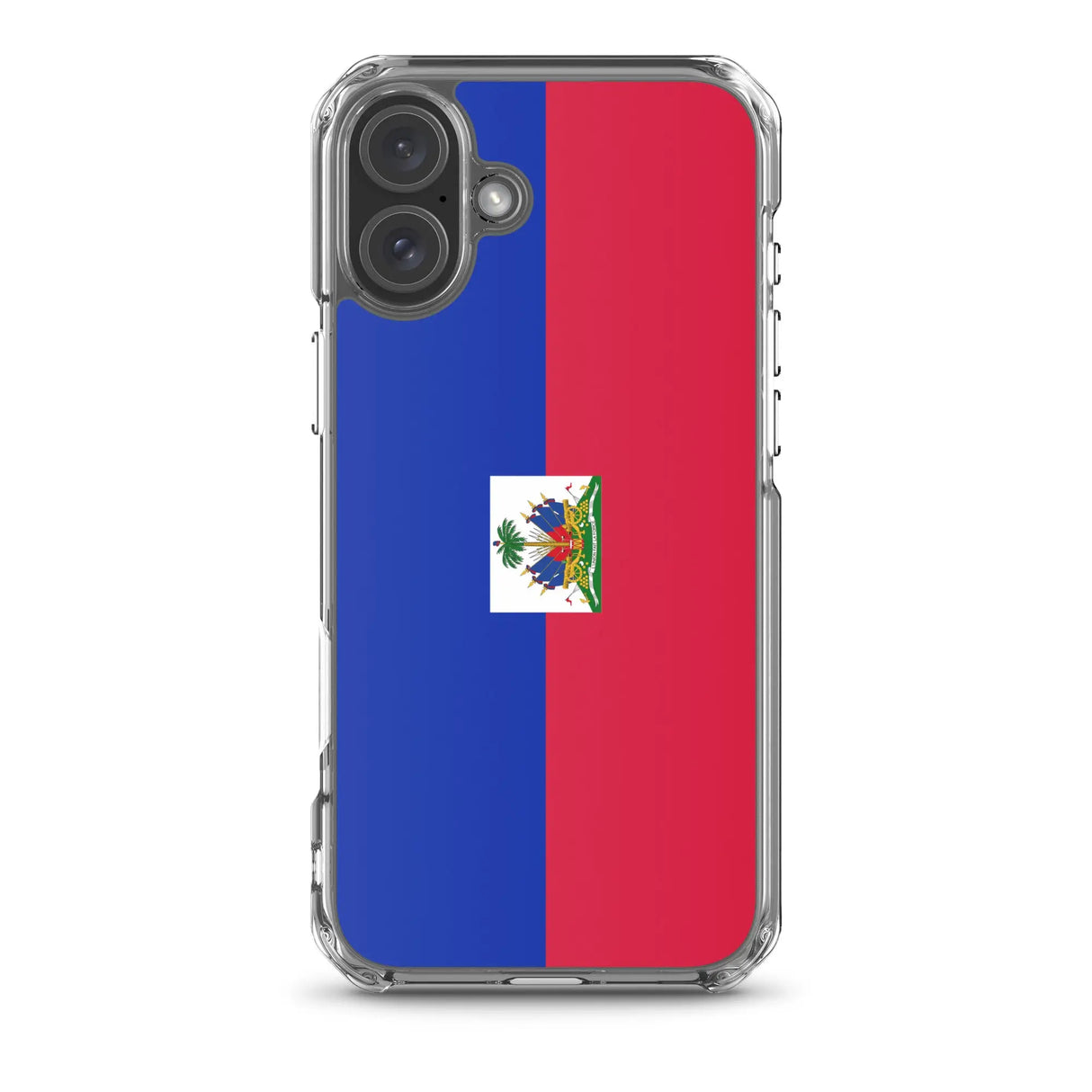 Coque iphone drapeau d’haïti souple antichoc transparente