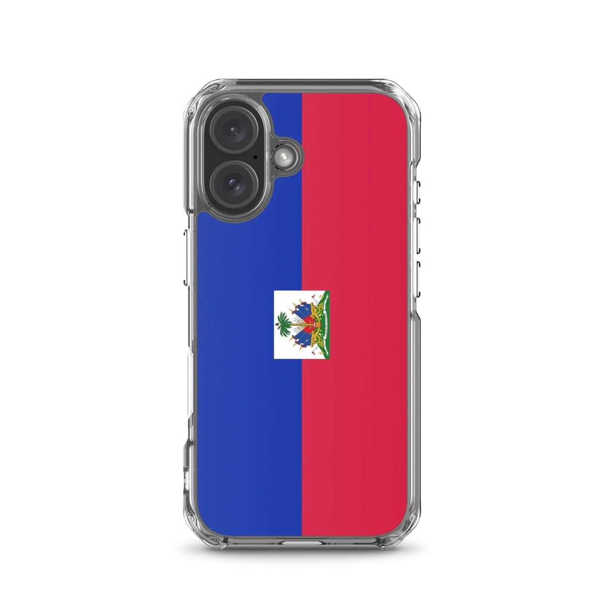 Coque iphone drapeau d’haïti souple antichoc transparente