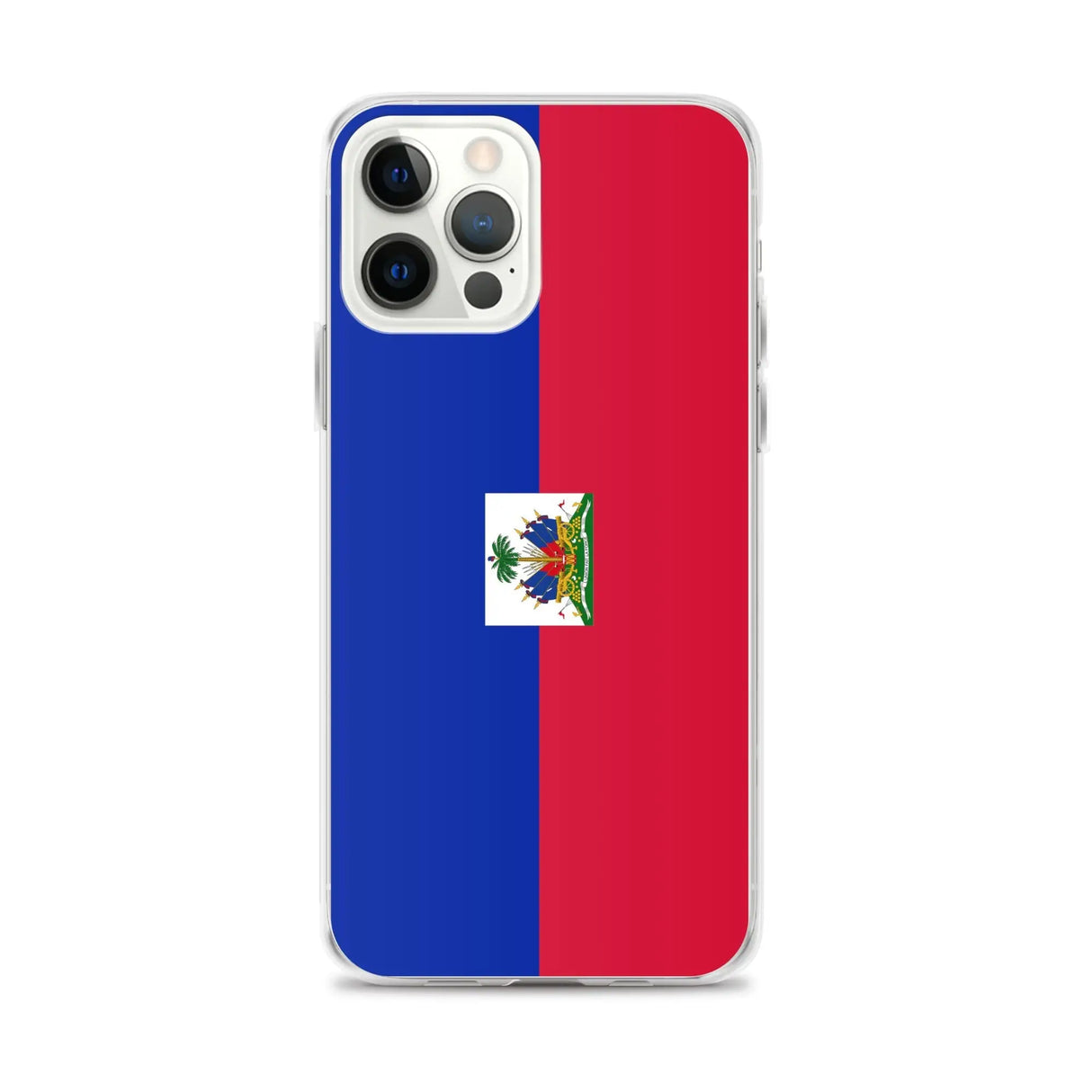 Coque iphone drapeau d’haïti souple antichoc transparente