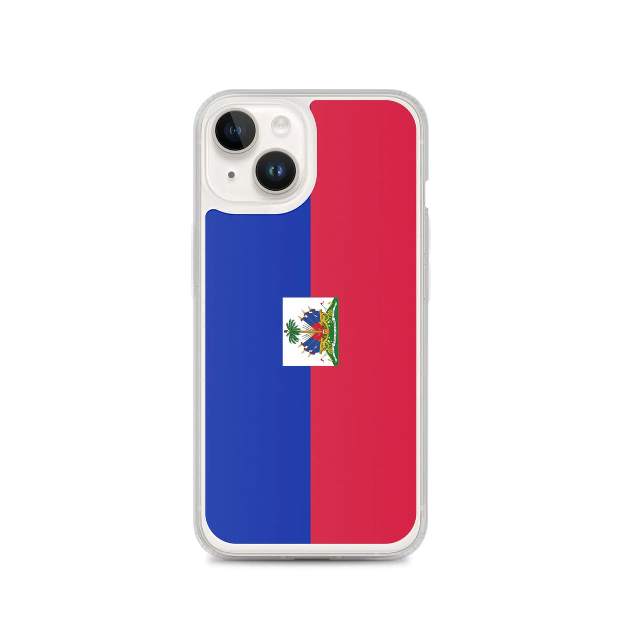 Coque iphone drapeau d’haïti souple antichoc transparente