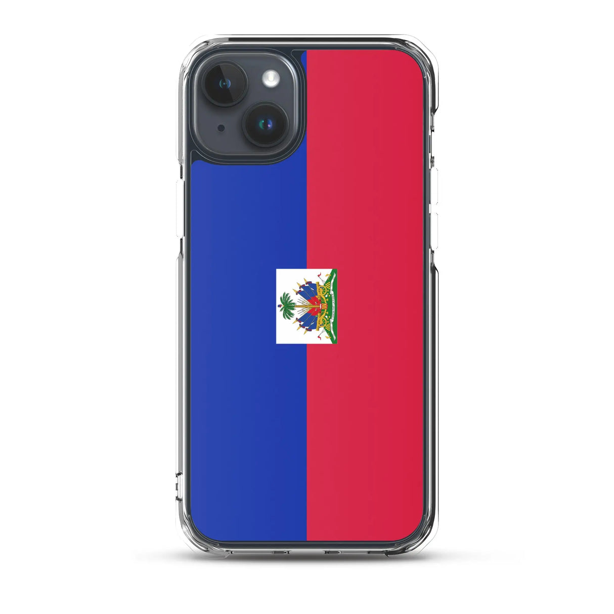 Coque iphone drapeau d’haïti souple antichoc transparente