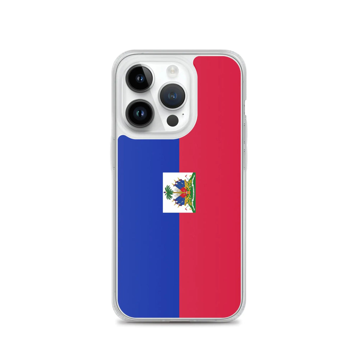 Coque iphone drapeau d’haïti souple antichoc transparente