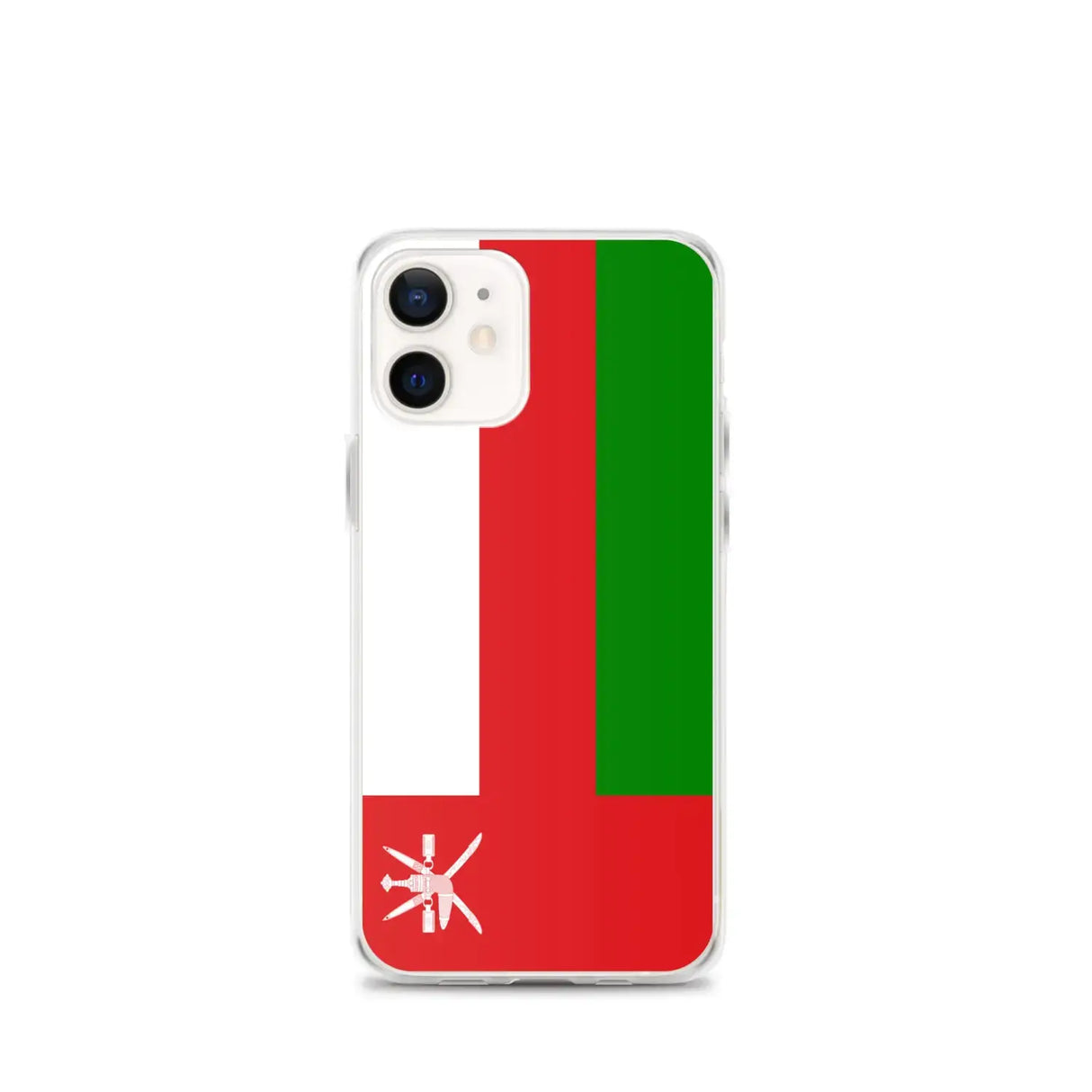Coque iphone drapeau d’oman souple antichoc transparente