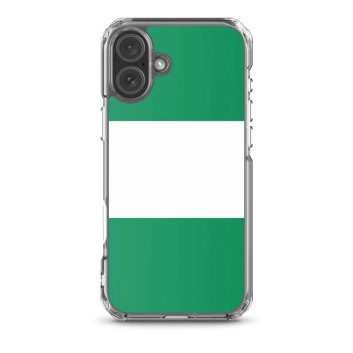 Coque iphone drapeau du nigeria souple antichoc transparente