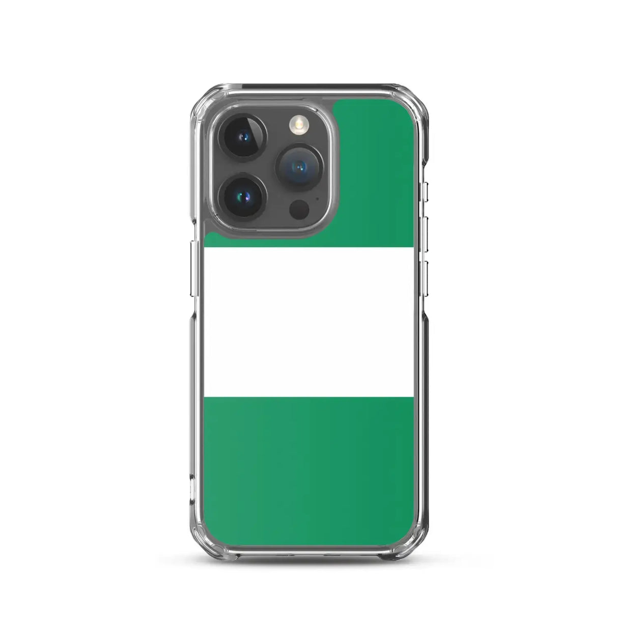 Coque iphone drapeau du nigeria souple antichoc transparente