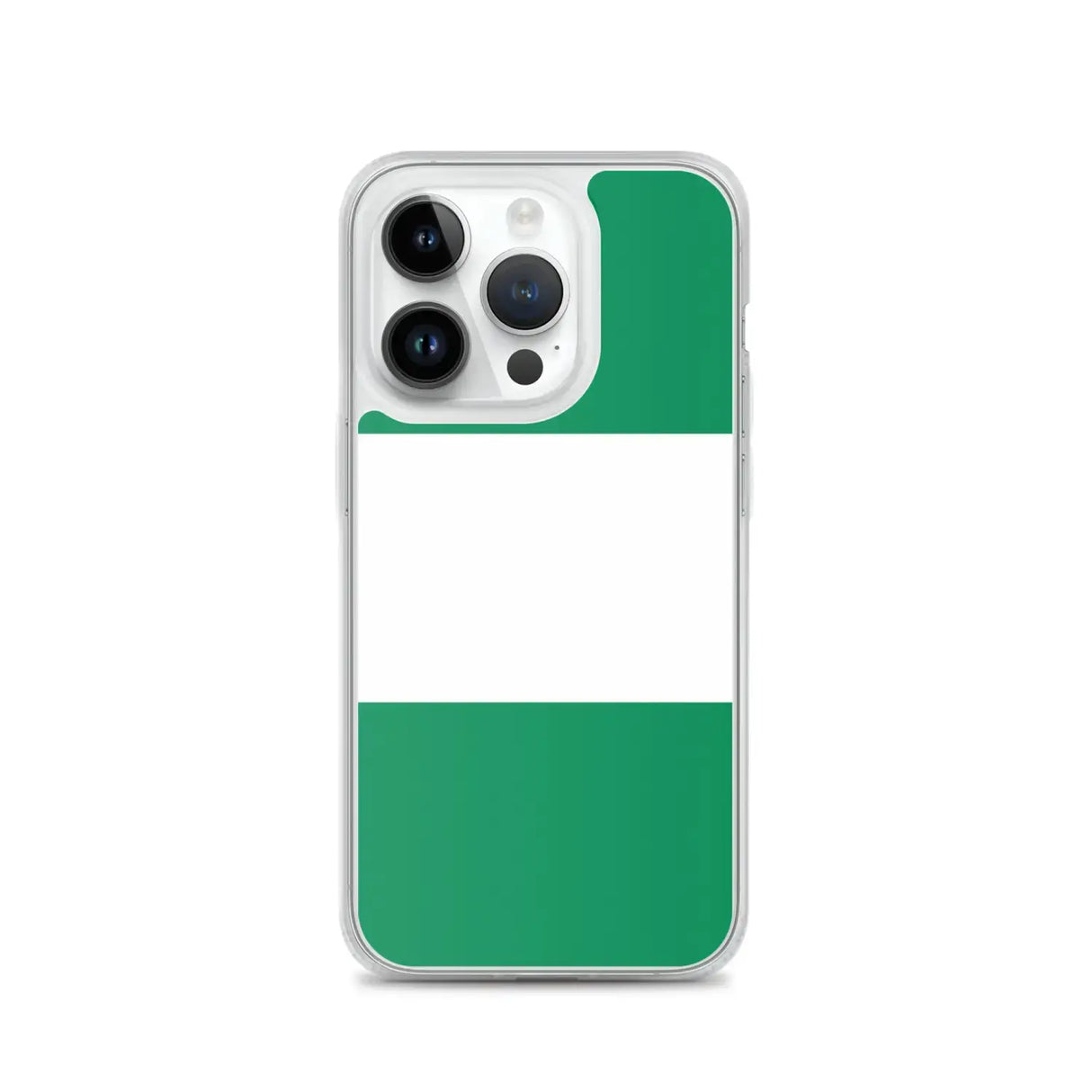 Coque iphone drapeau du nigeria souple antichoc transparente