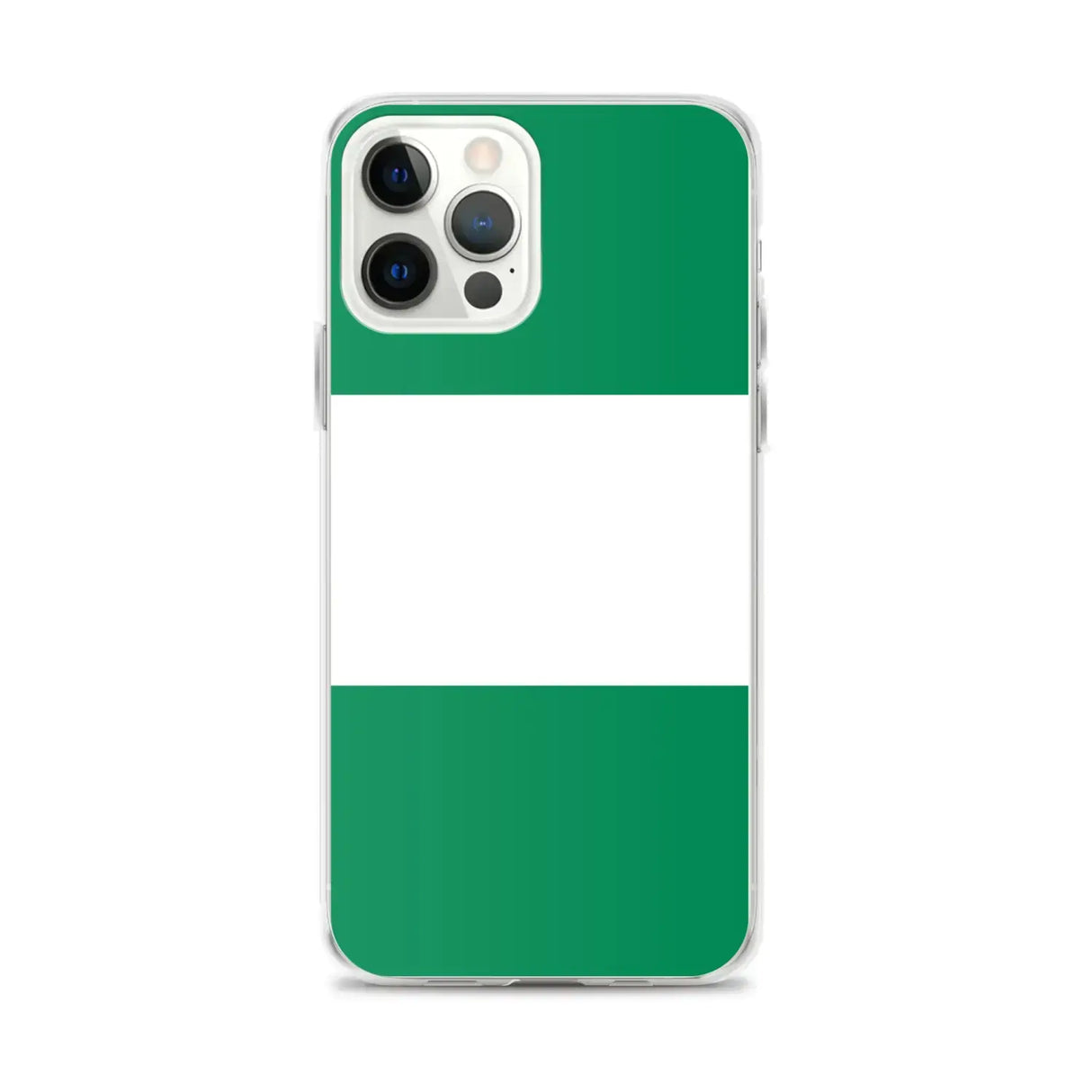 Coque iphone drapeau du nigeria souple antichoc transparente