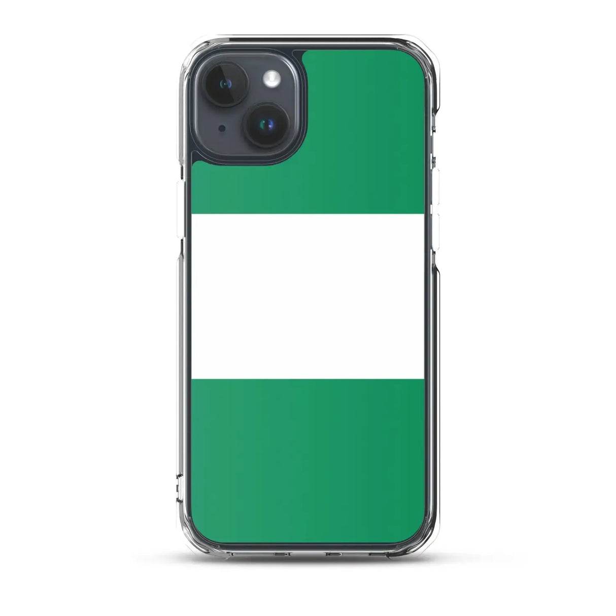 Coque iphone drapeau du nigeria souple antichoc transparente