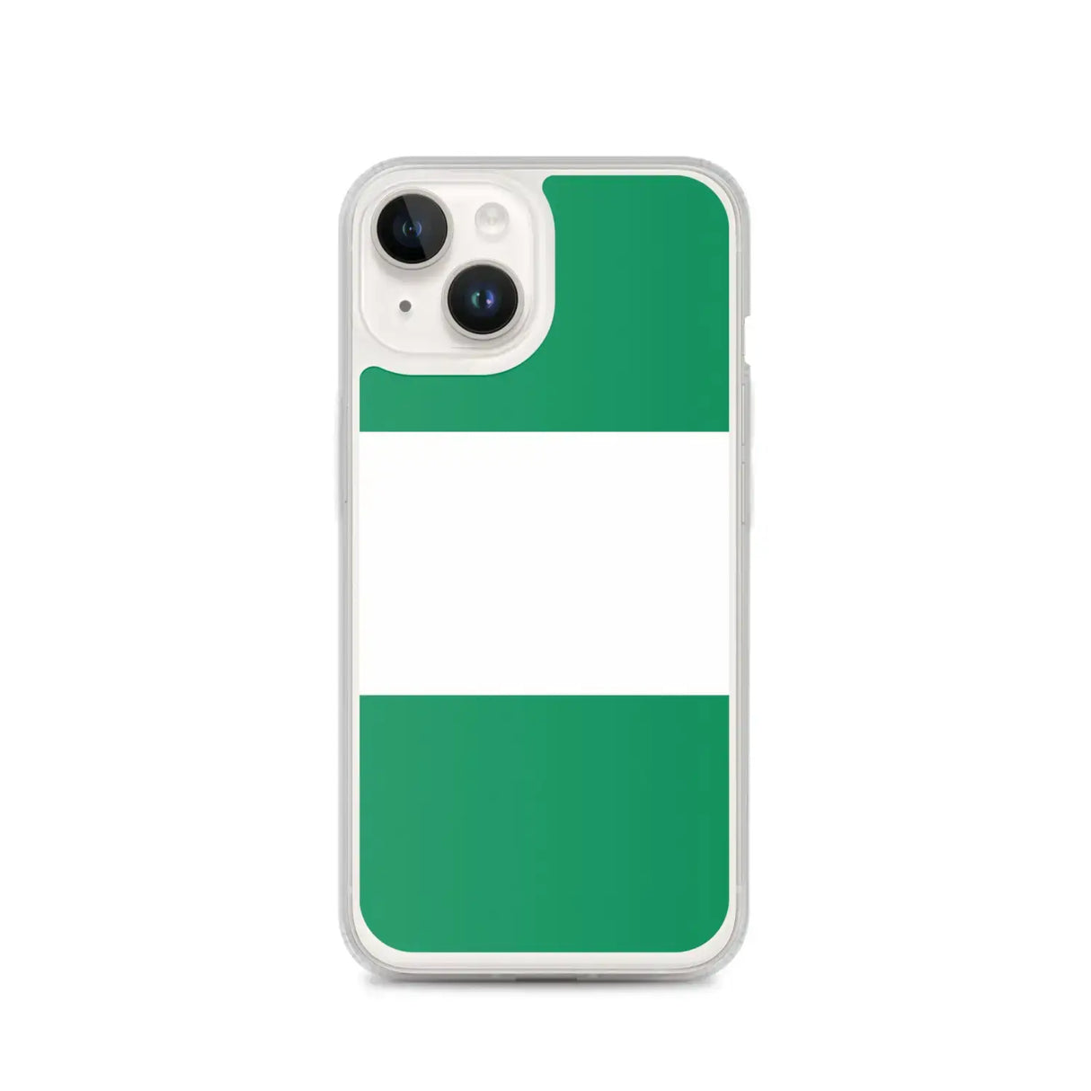 Coque iphone drapeau du nigeria souple antichoc transparente