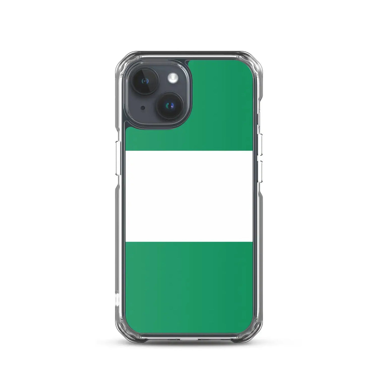 Coque iphone drapeau du nigeria souple antichoc transparente
