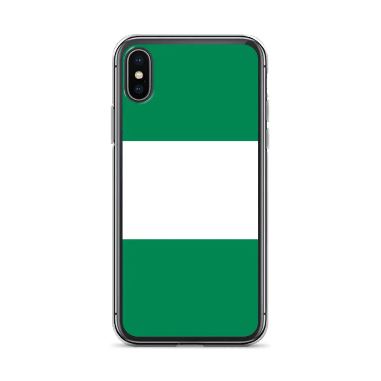 Coque iphone drapeau du nigeria souple antichoc transparente