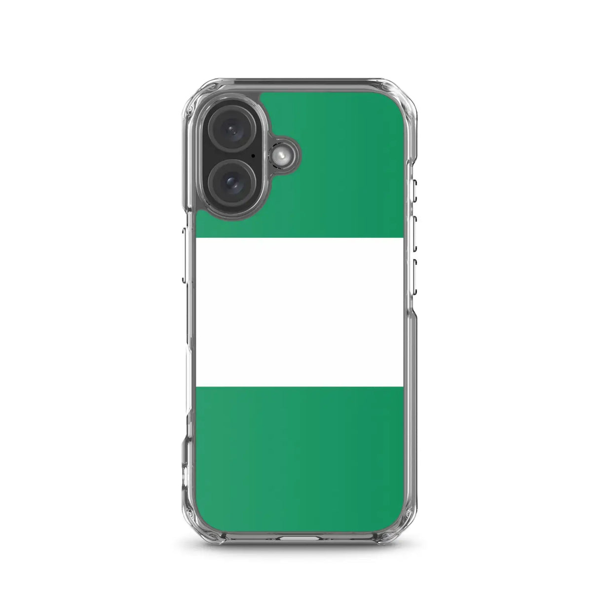Coque iphone drapeau du nigeria souple antichoc transparente