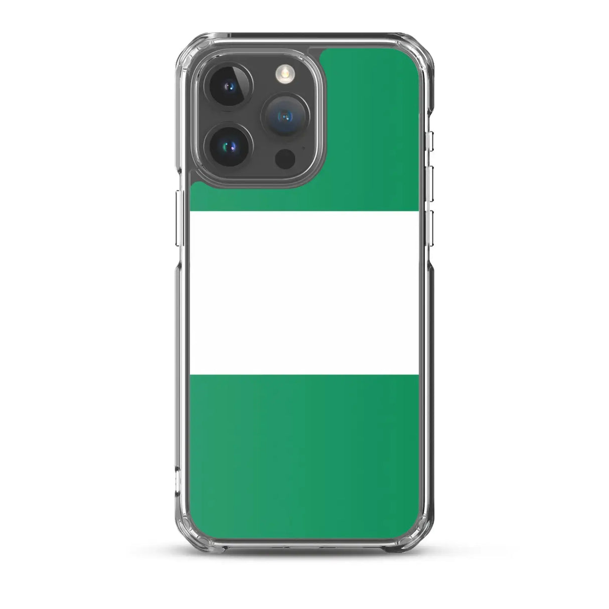 Coque iphone drapeau du nigeria souple antichoc transparente