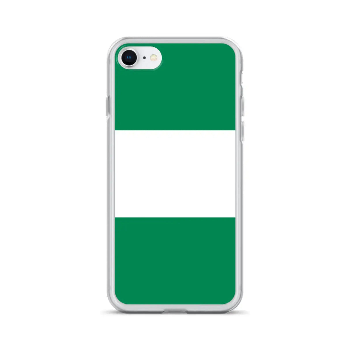 Coque iphone drapeau du nigeria souple antichoc transparente