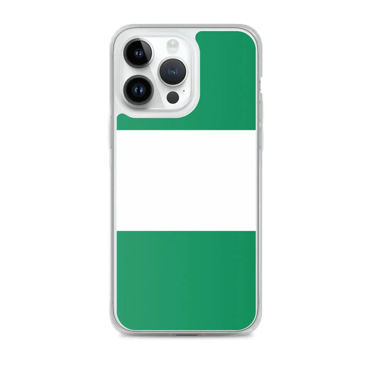 Coque iphone drapeau du nigeria souple antichoc transparente