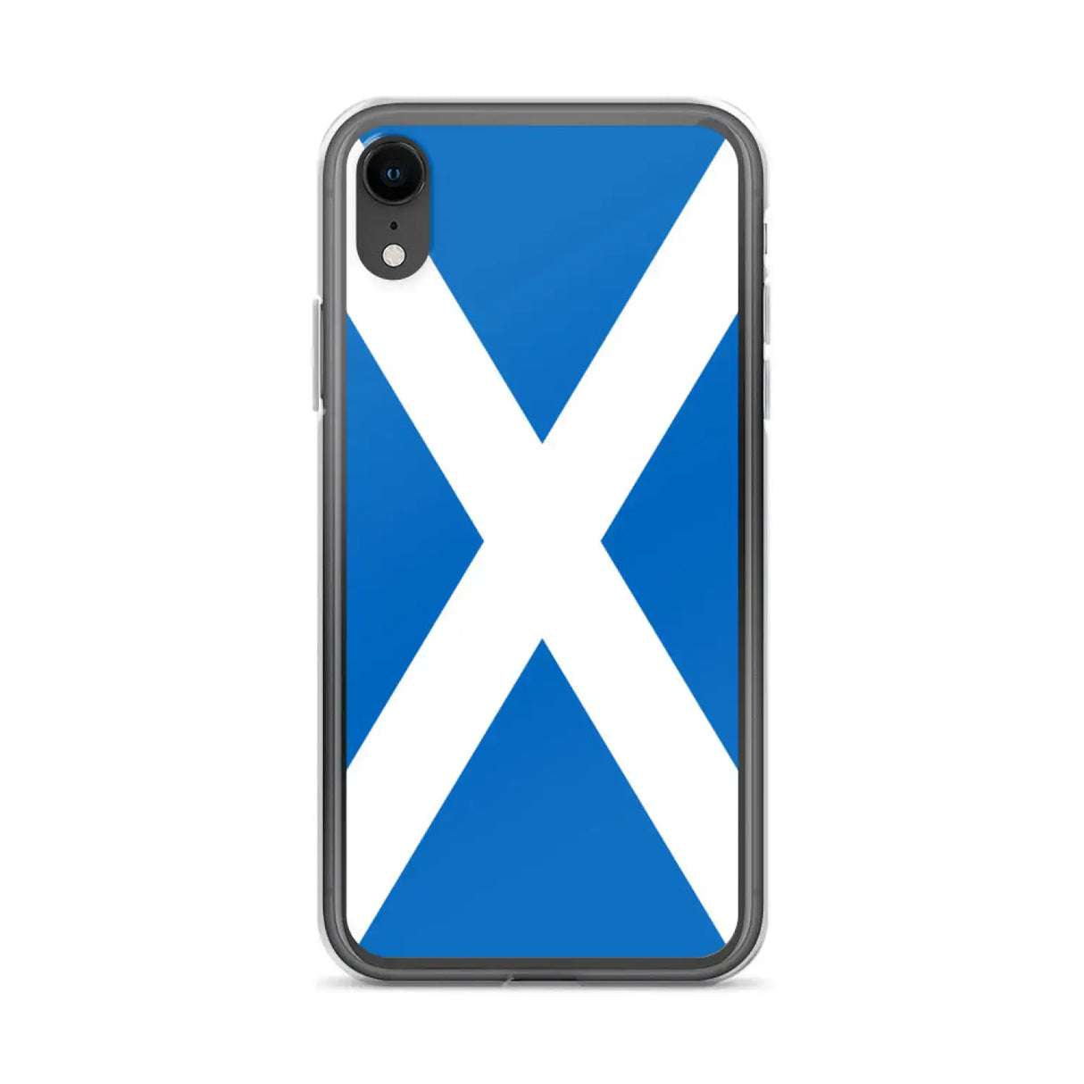 Coque iphone drapeau écosse souple antichoc transparente