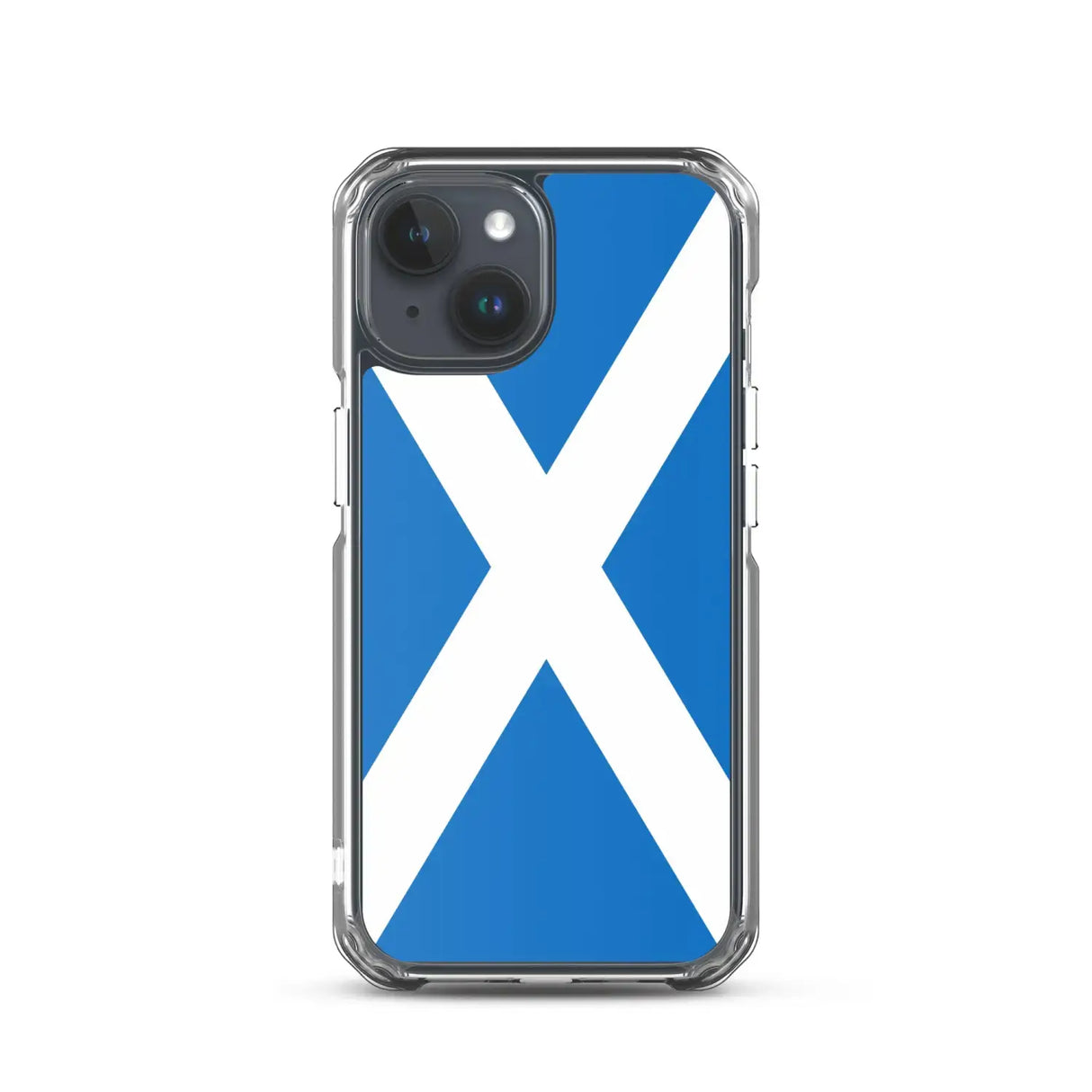 Coque iphone drapeau écosse souple antichoc transparente