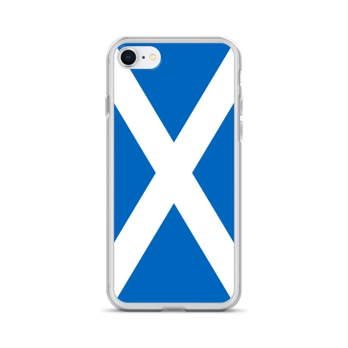 Coque iphone drapeau écosse souple antichoc transparente