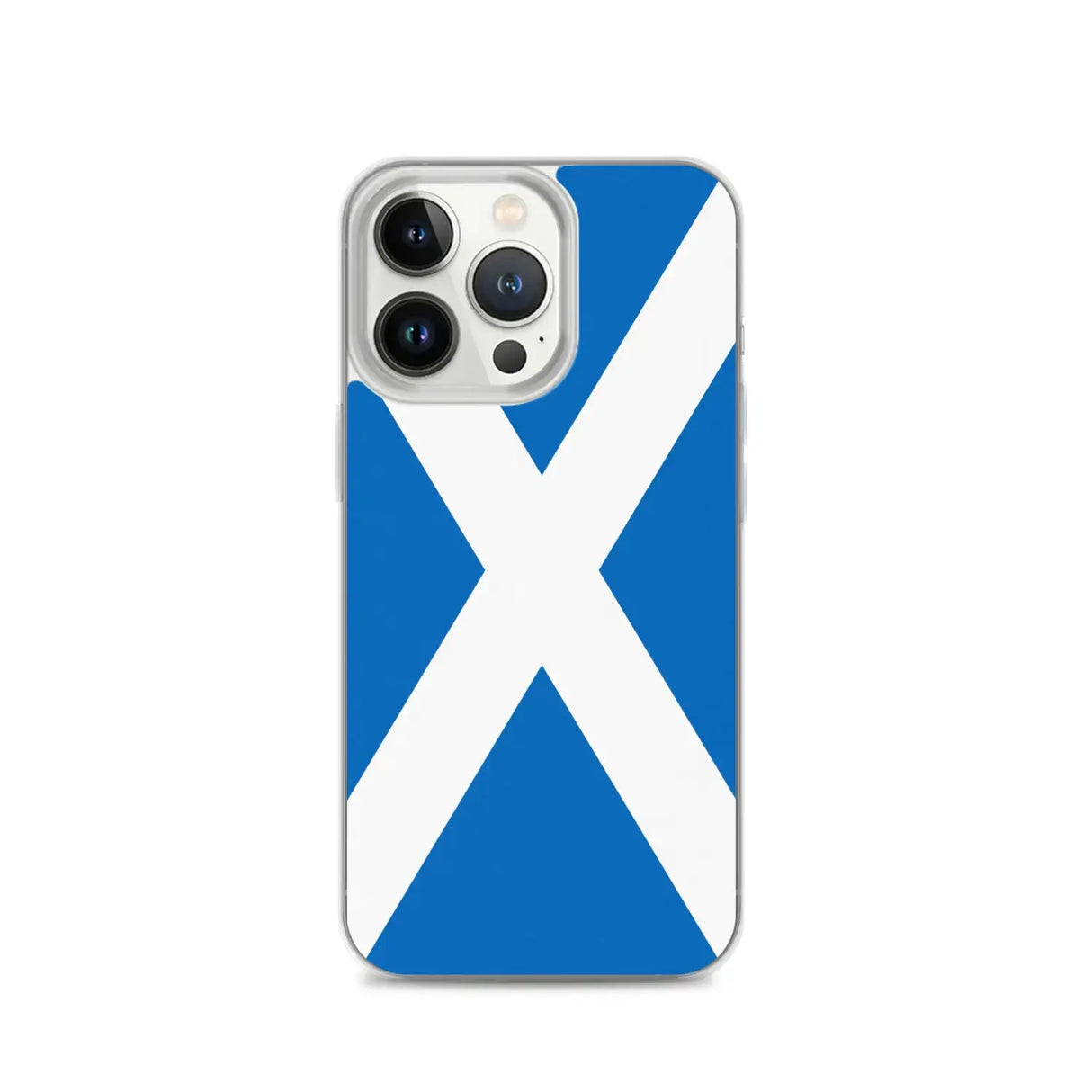 Coque iphone drapeau écosse souple antichoc transparente