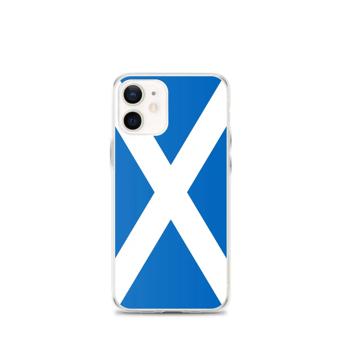 Coque iphone drapeau écosse souple antichoc transparente