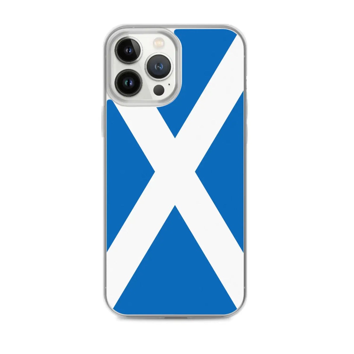 Coque iphone drapeau écosse souple antichoc transparente