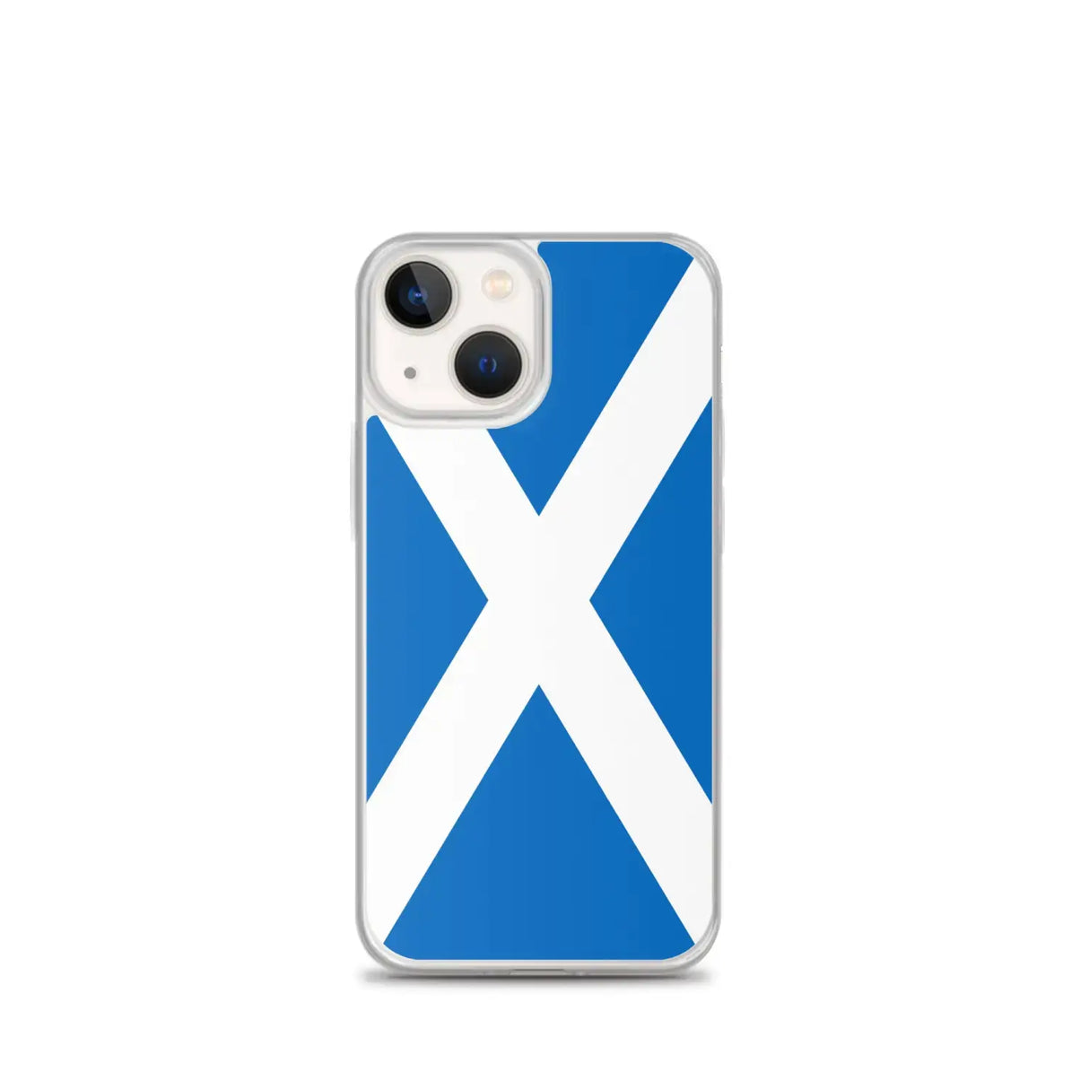 Coque iphone drapeau écosse souple antichoc transparente