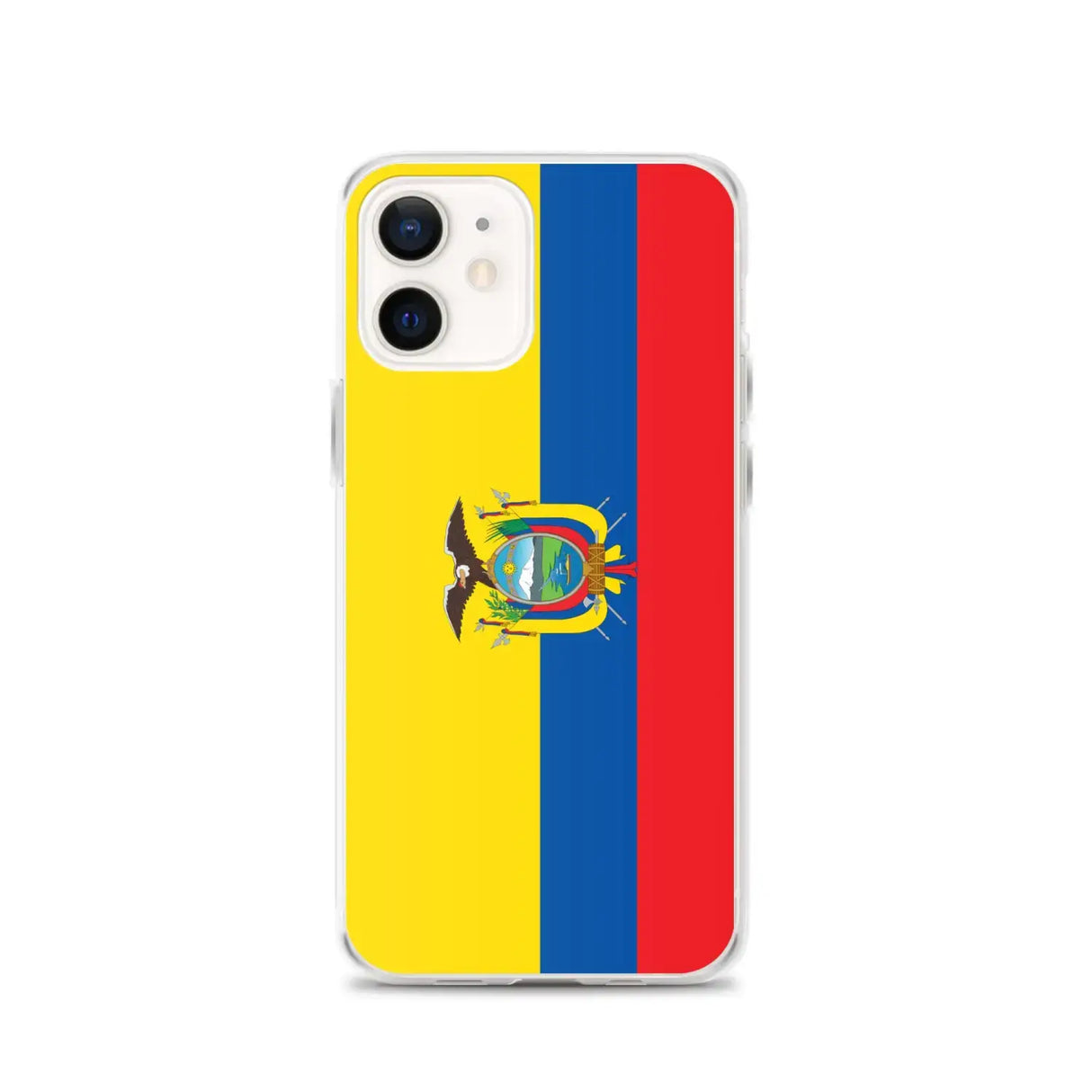Coque iphone drapeau équateur souple antichoc transparente