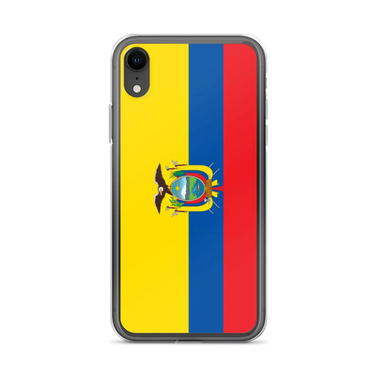 Coque iphone drapeau équateur souple antichoc transparente
