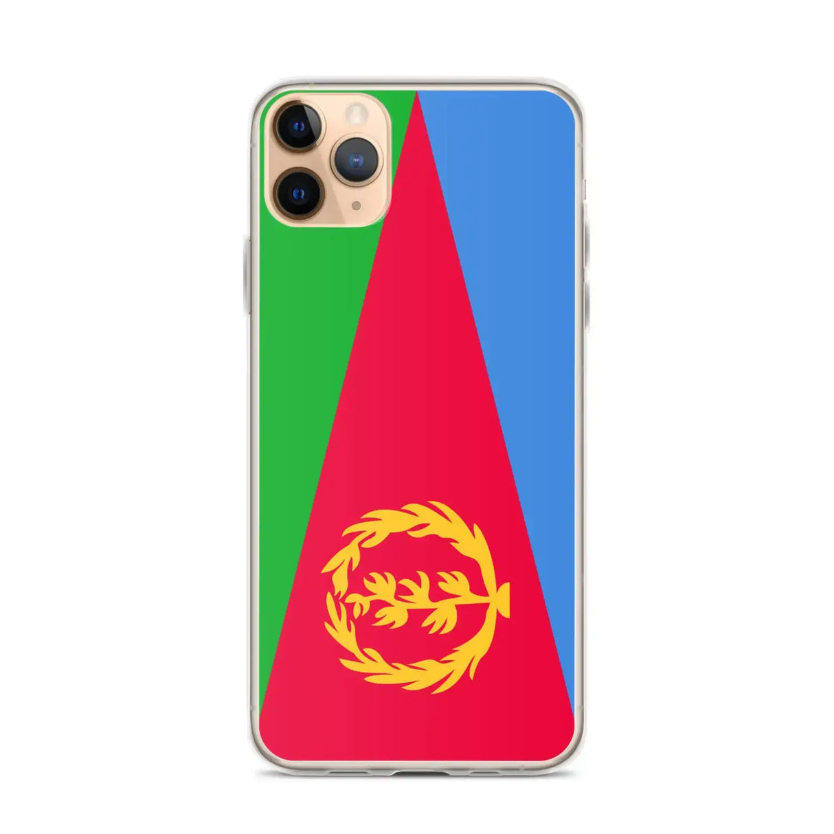 Coque iphone drapeau érythrée souple antichoc transparente
