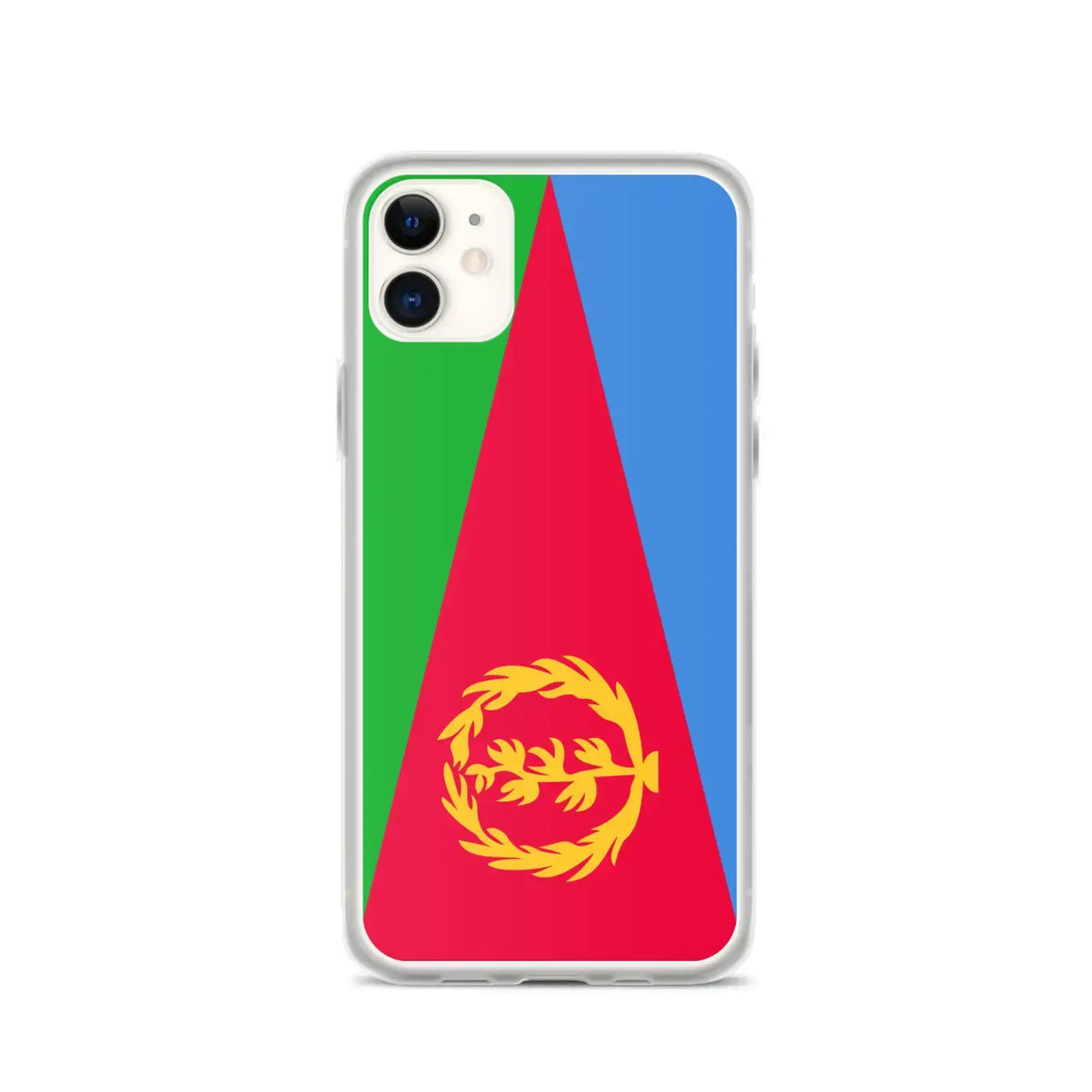 Coque iphone drapeau érythrée souple antichoc transparente