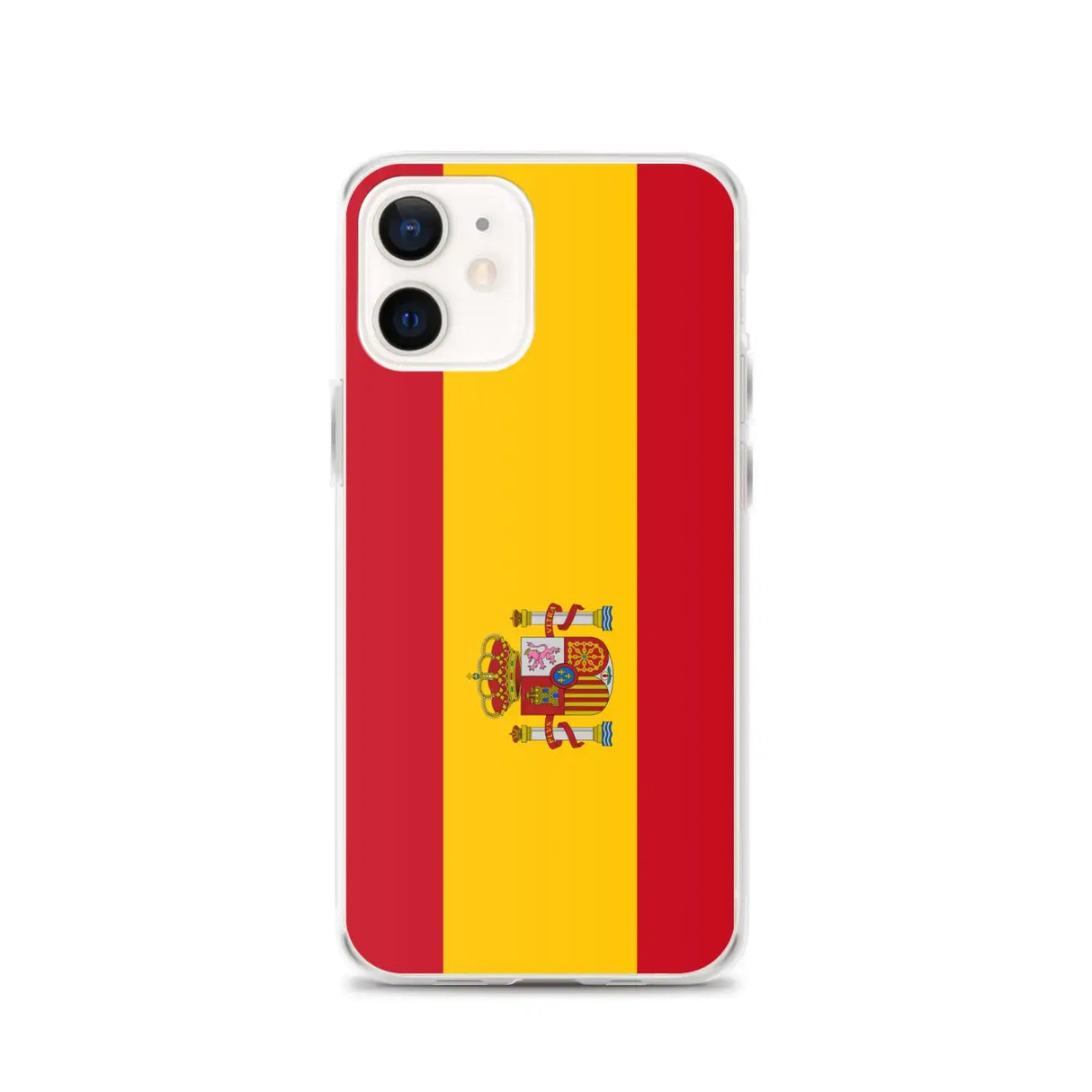 Coque iphone drapeau espagne souple antichoc transparente