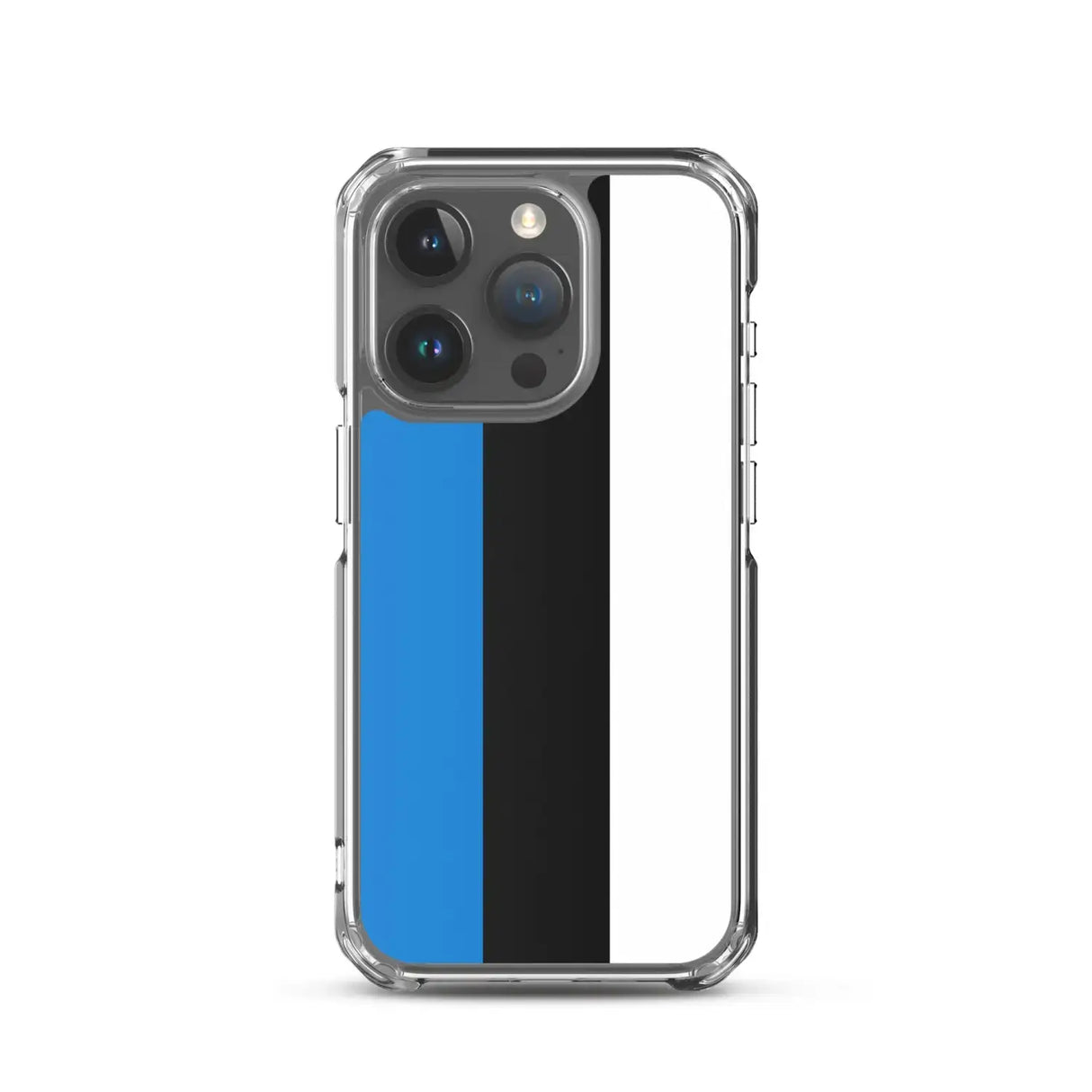 Coque iphone drapeau estonie souple transparente antichoc